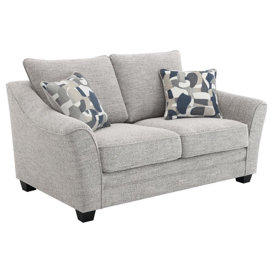 Tomkins - Boucle Upholstered Sofa Set - Best Buy Furniture