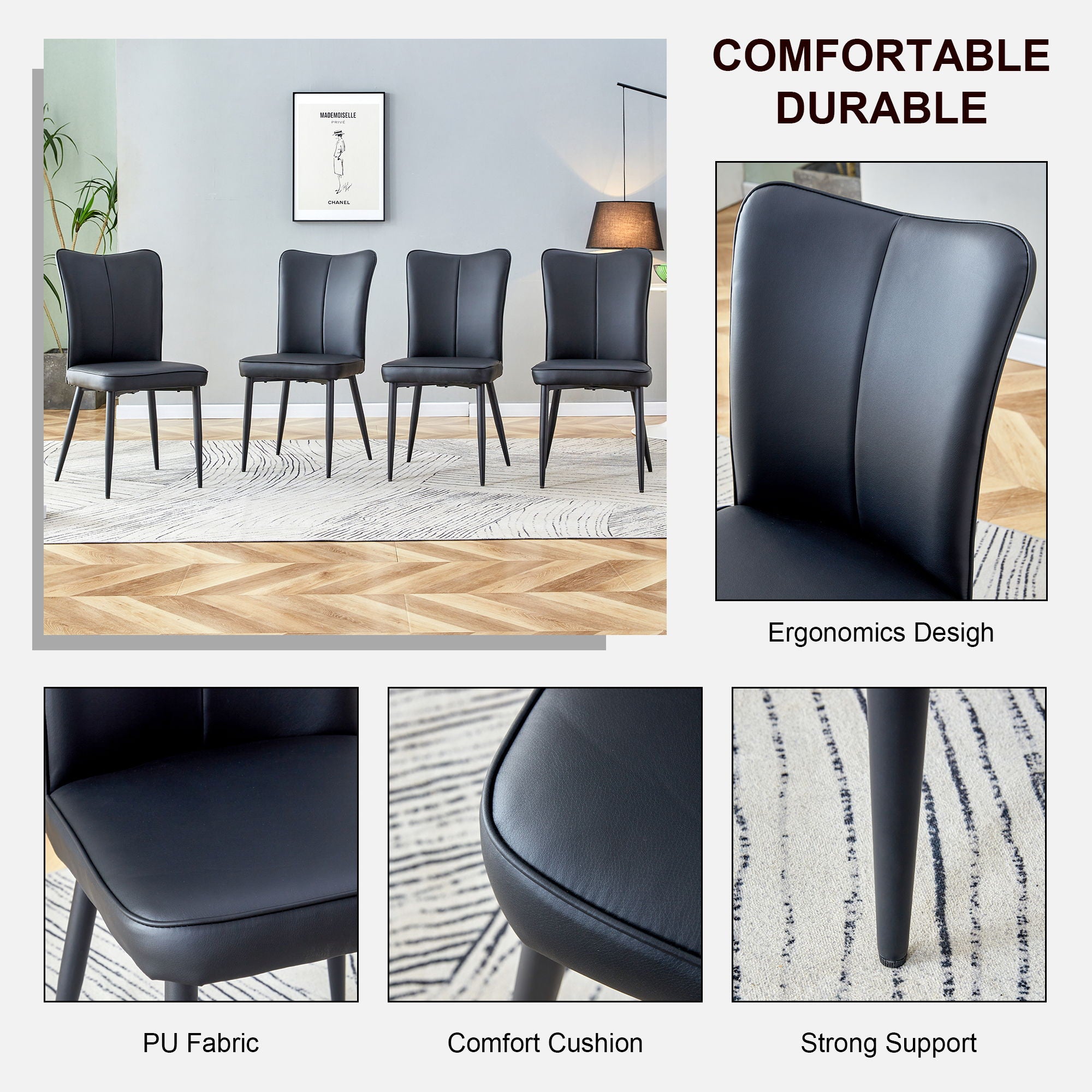 Minimalist Style Minimalist Dining Chairs With Metal Legs - Best Buy Furniture