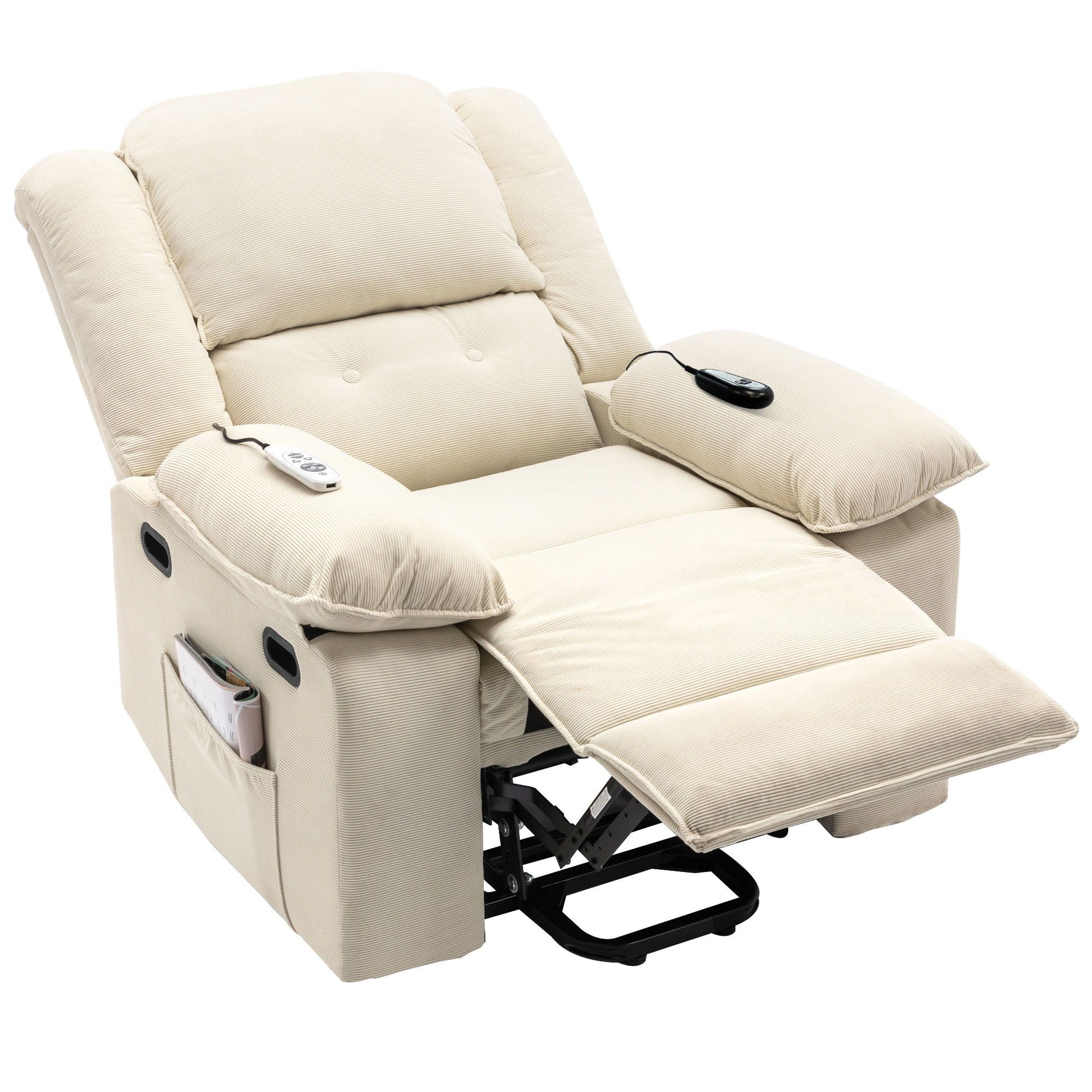 Massage Recliner Power Lift Chair With Adjustable Massage And Heating Function - Best Buy Furniture