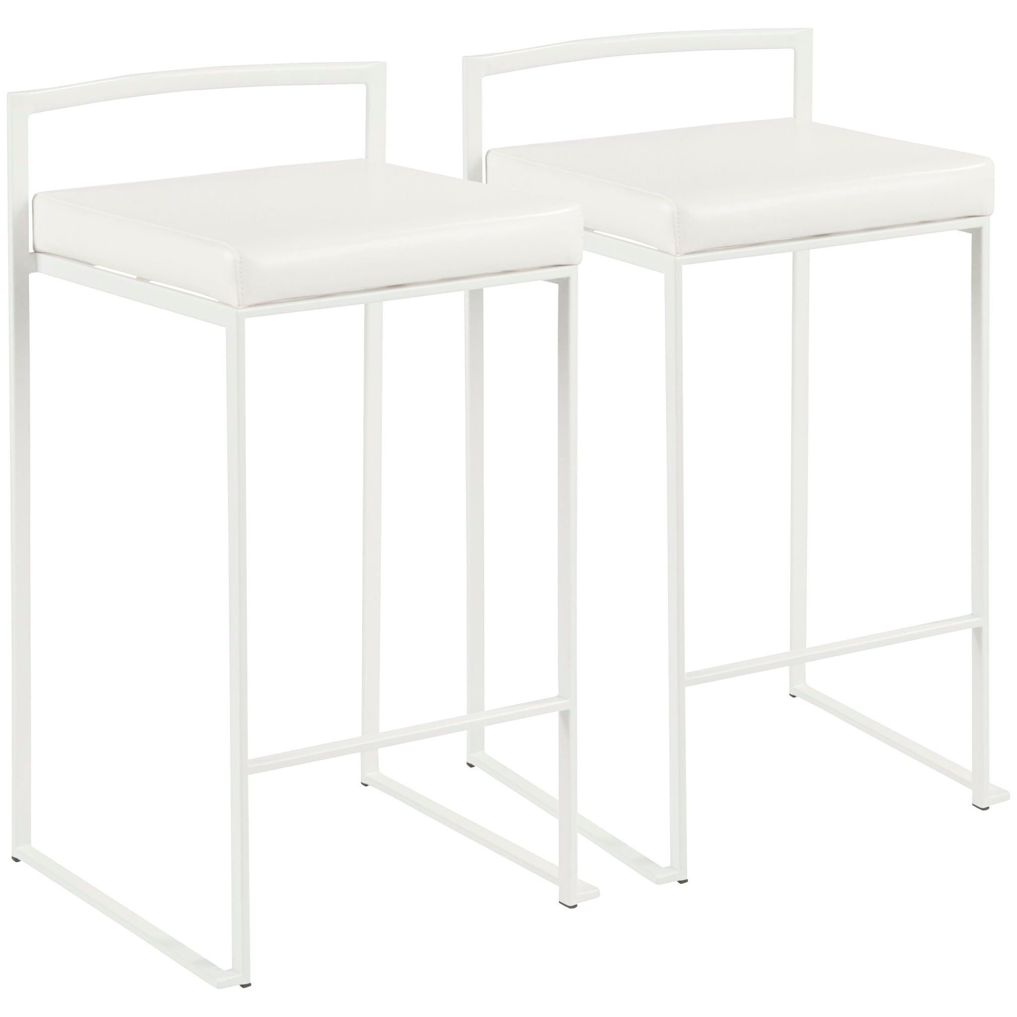 Fuji - Simple Elegance, Contemporary Stackable Counter Stool - Best Buy Furniture