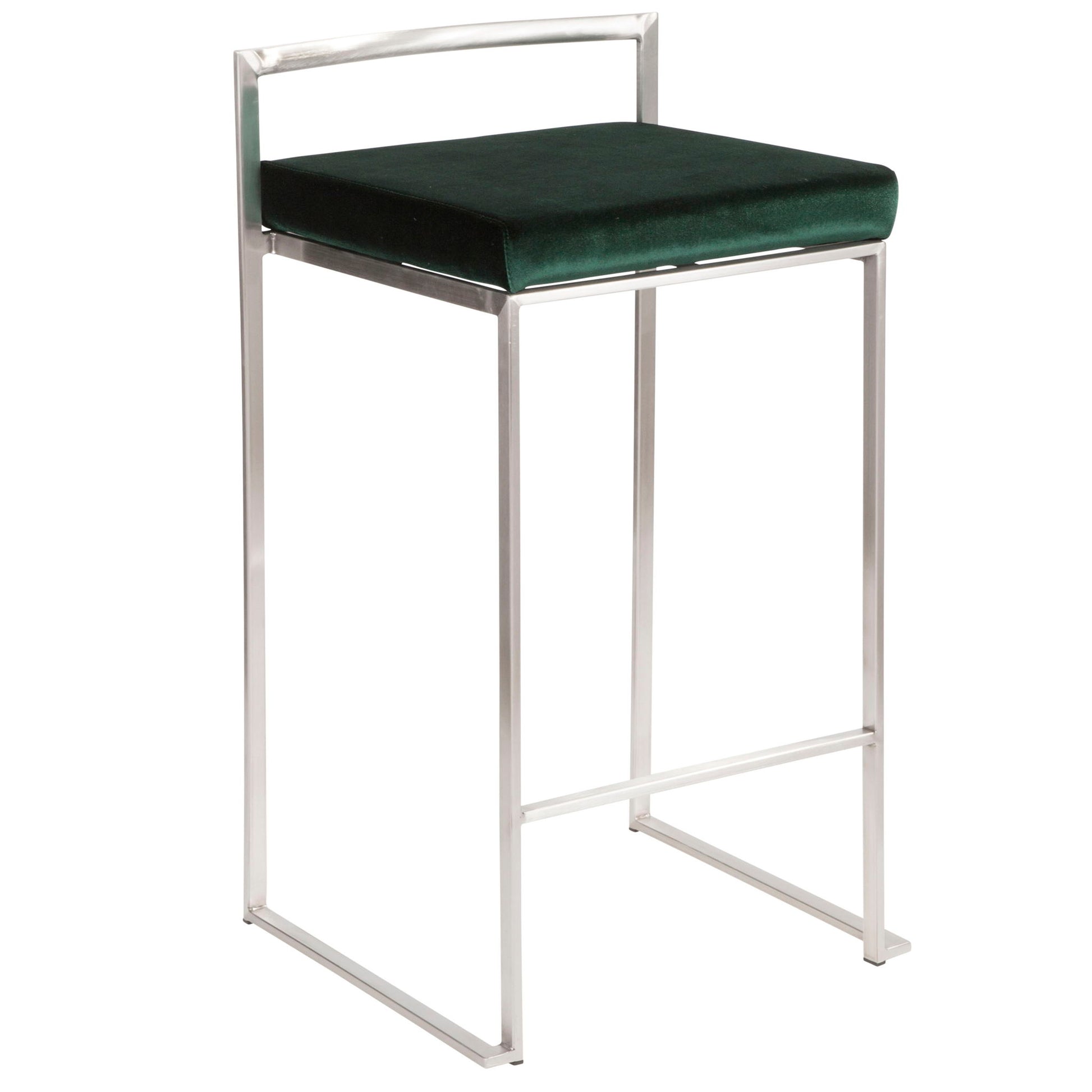 Fuji - Contemporary Elegant Stackable Counter Stool Set - Best Buy Furniture