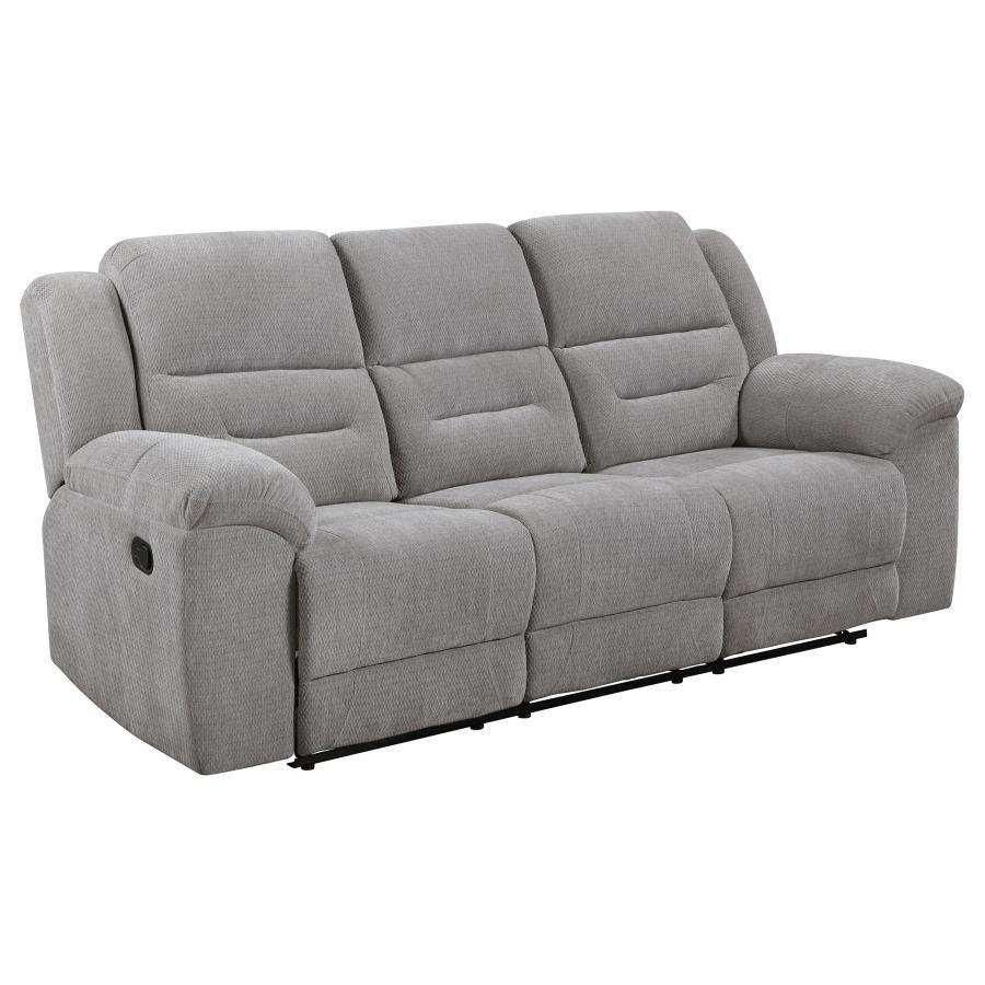 Gilson - Chenille Upholstered Sofa Set - Best Buy Furniture