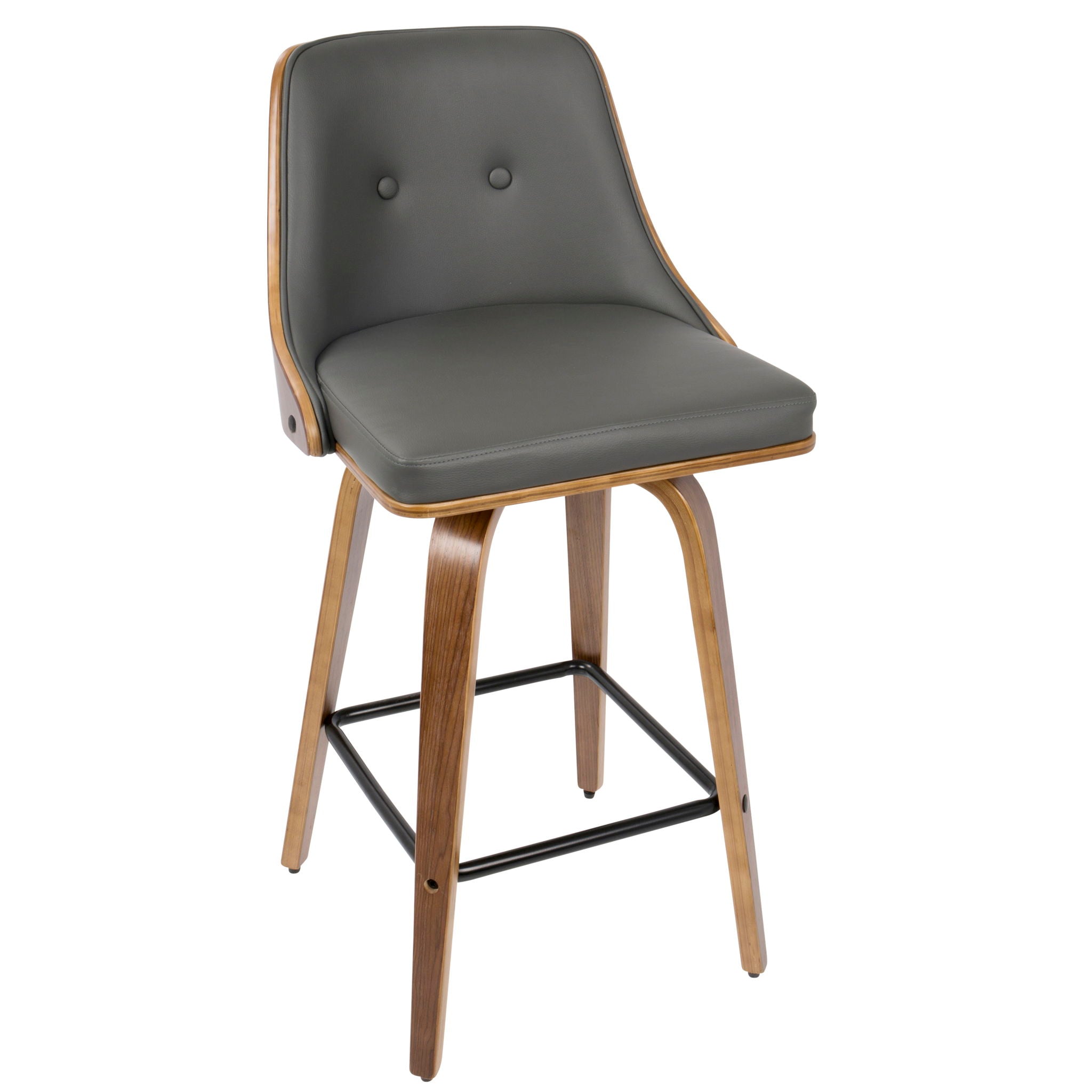 Gianna - Mid Century Modern Counter Stool (Set of 2) - Best Buy Furniture