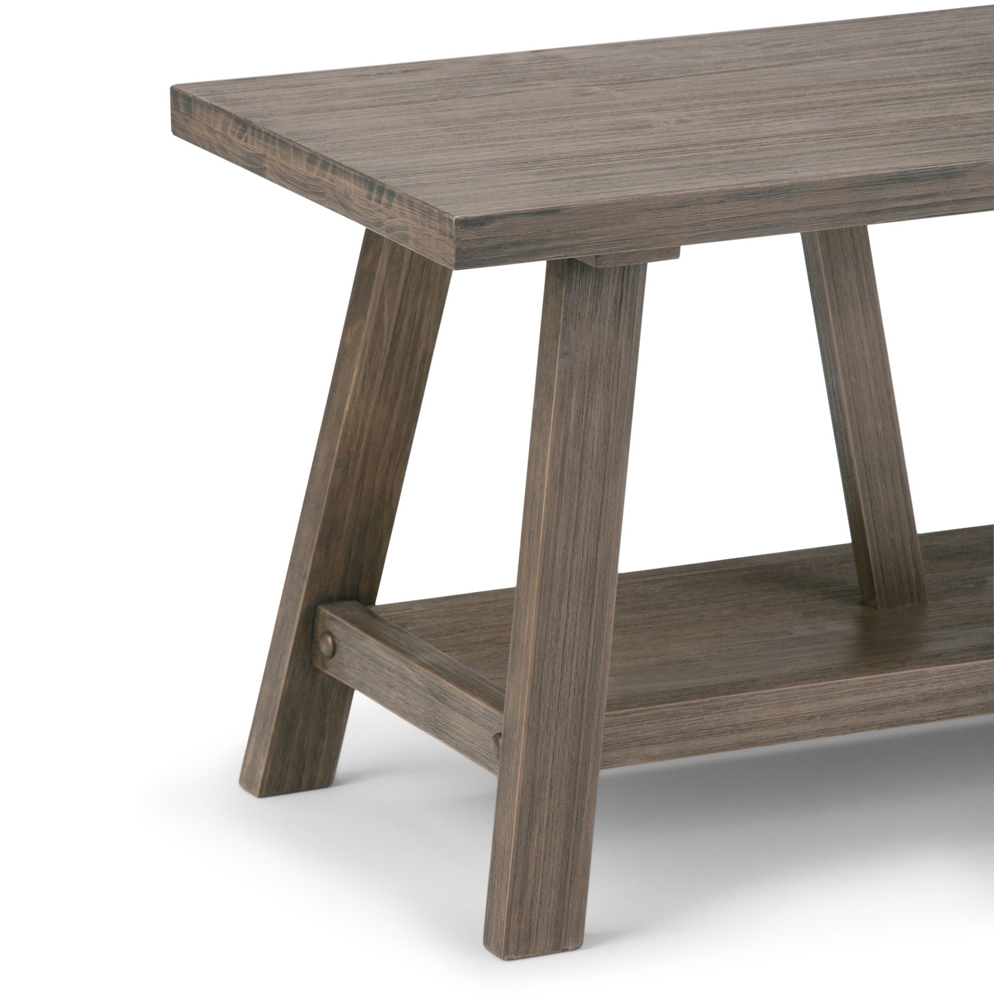 Dylan - Entryway Bench - Driftwood - Best Buy Furniture
