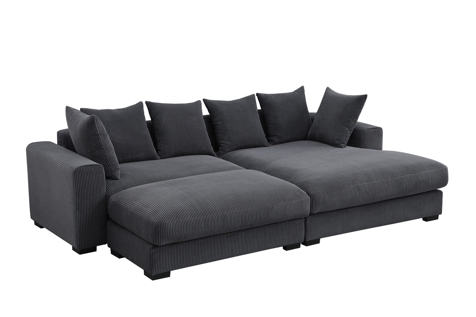 Duke - 4 Piece Upholstered Sectional - Best Buy Furniture