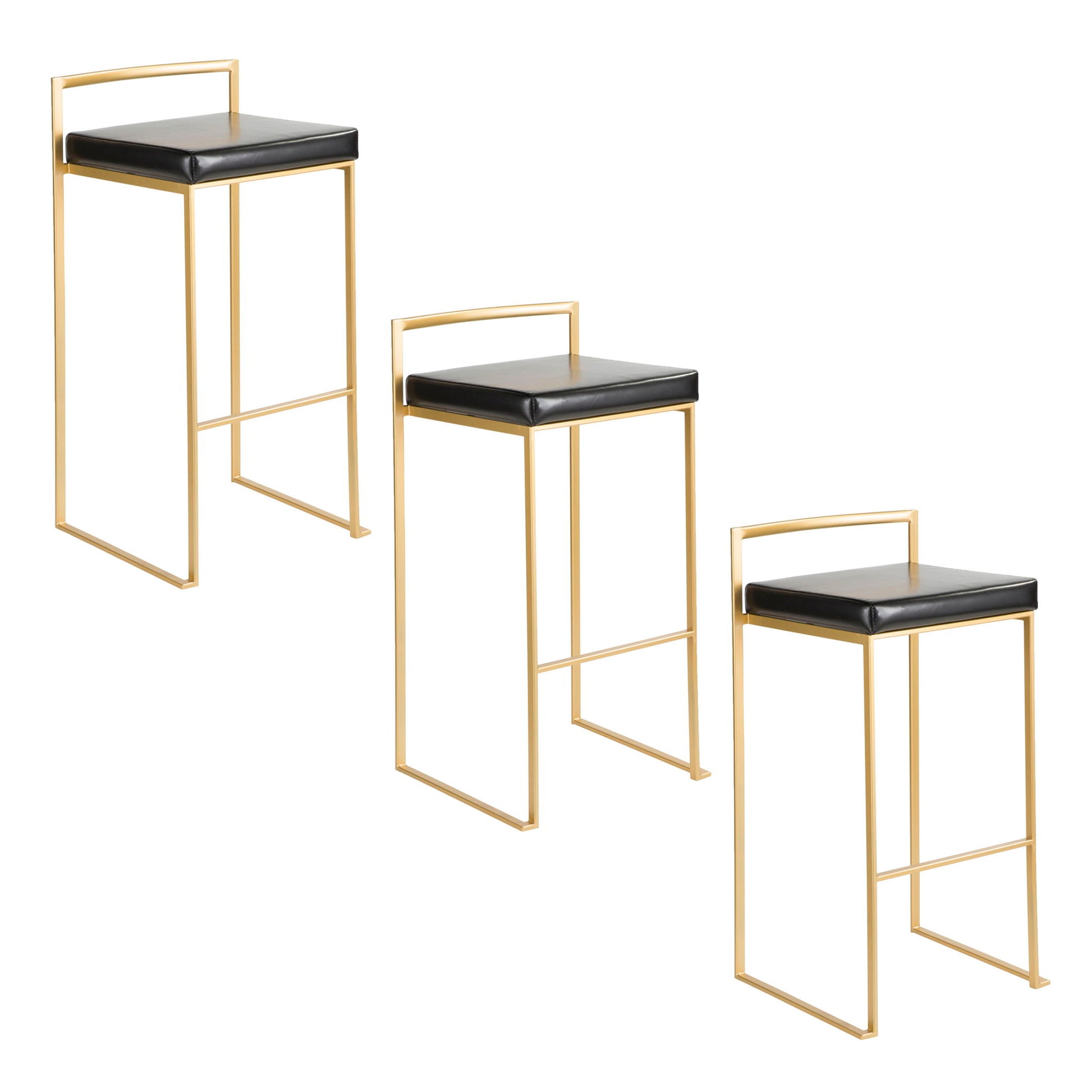 Fuji - Contemporary / Glam & Quality Construction Barstool - Best Buy Furniture