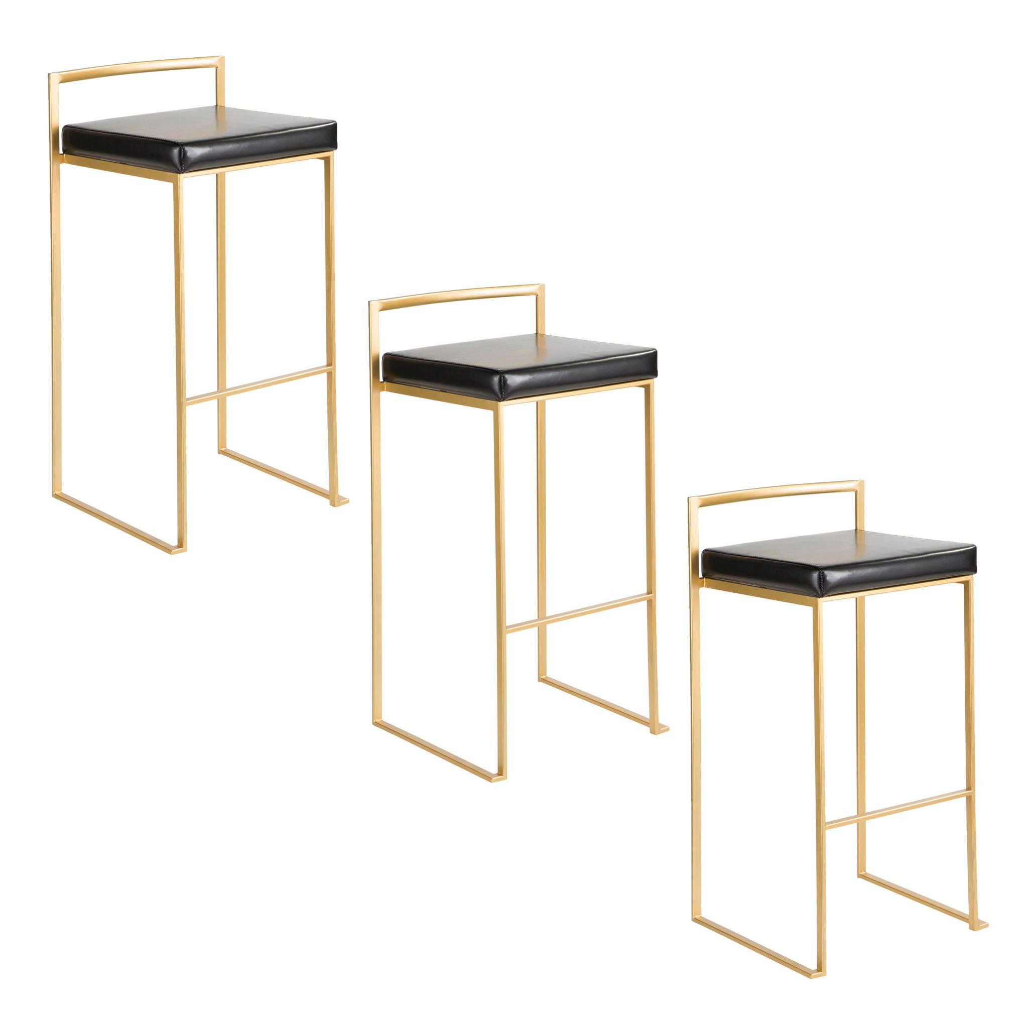 Fuji - Contemporary / Glam & Quality Construction Barstool - Best Buy Furniture