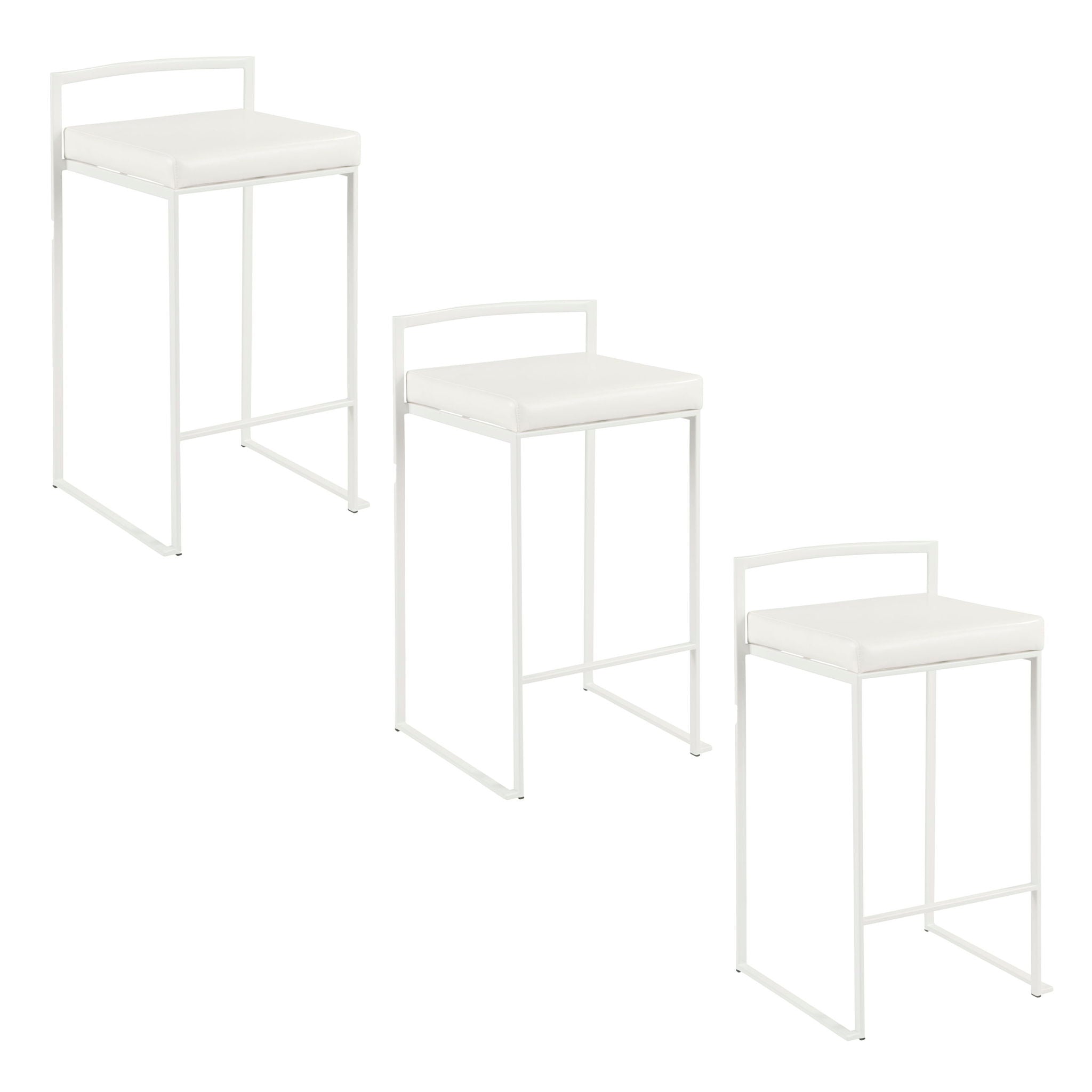 Fuji - Simple Elegance, Contemporary Stackable Counter Stool - Best Buy Furniture