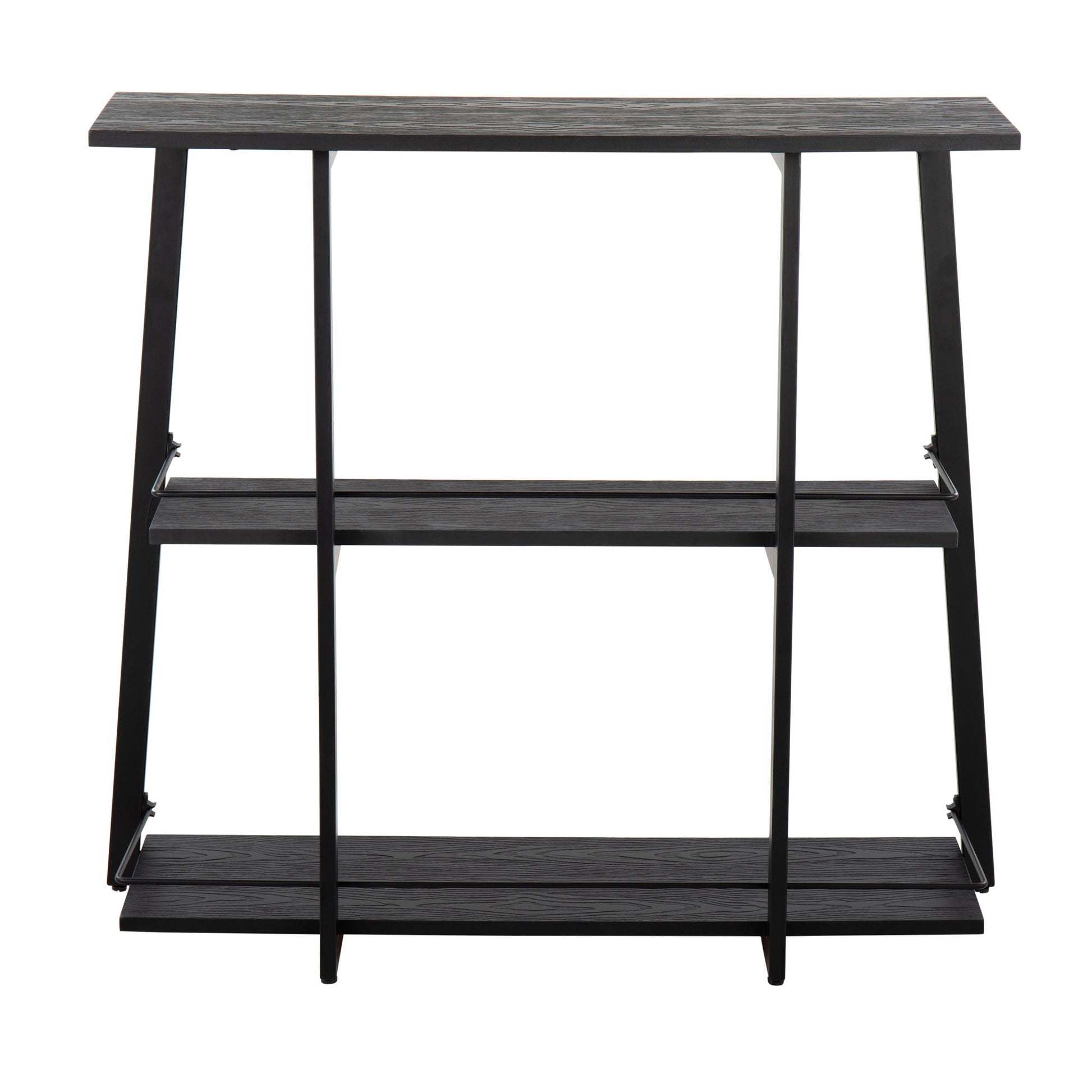 Converge - Industrial Bookcase - Black - Best Buy Furniture