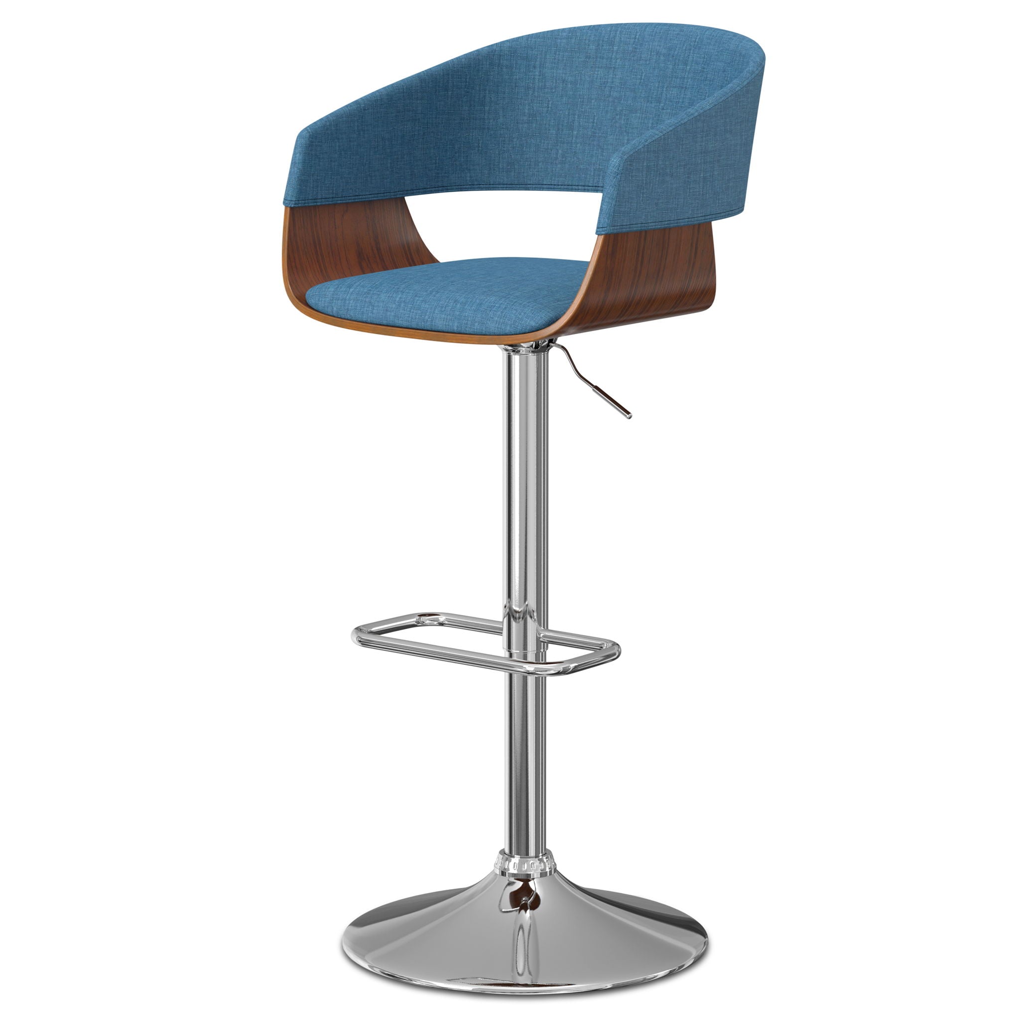 Lowell - Multi-Functional Adjustable Swivel Bar Stool - Best Buy Furniture