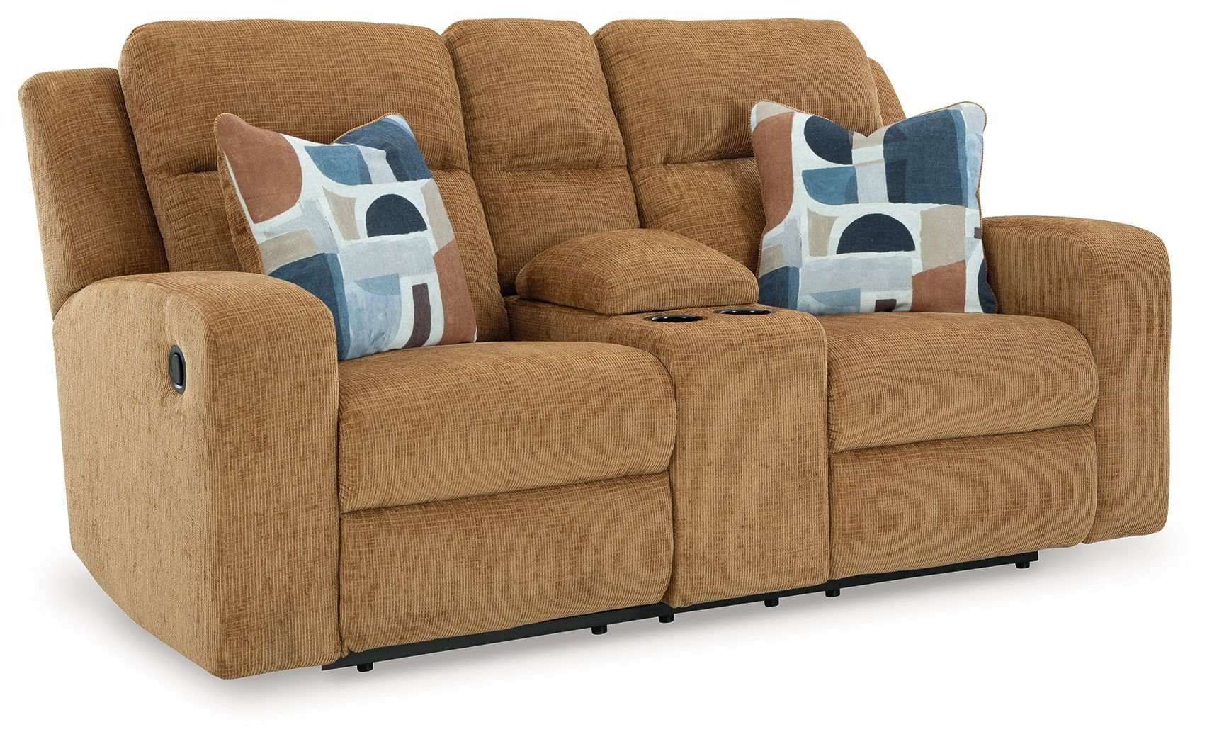 Kanlow - Dbl Reclining Loveseat With Console - Best Buy Furniture