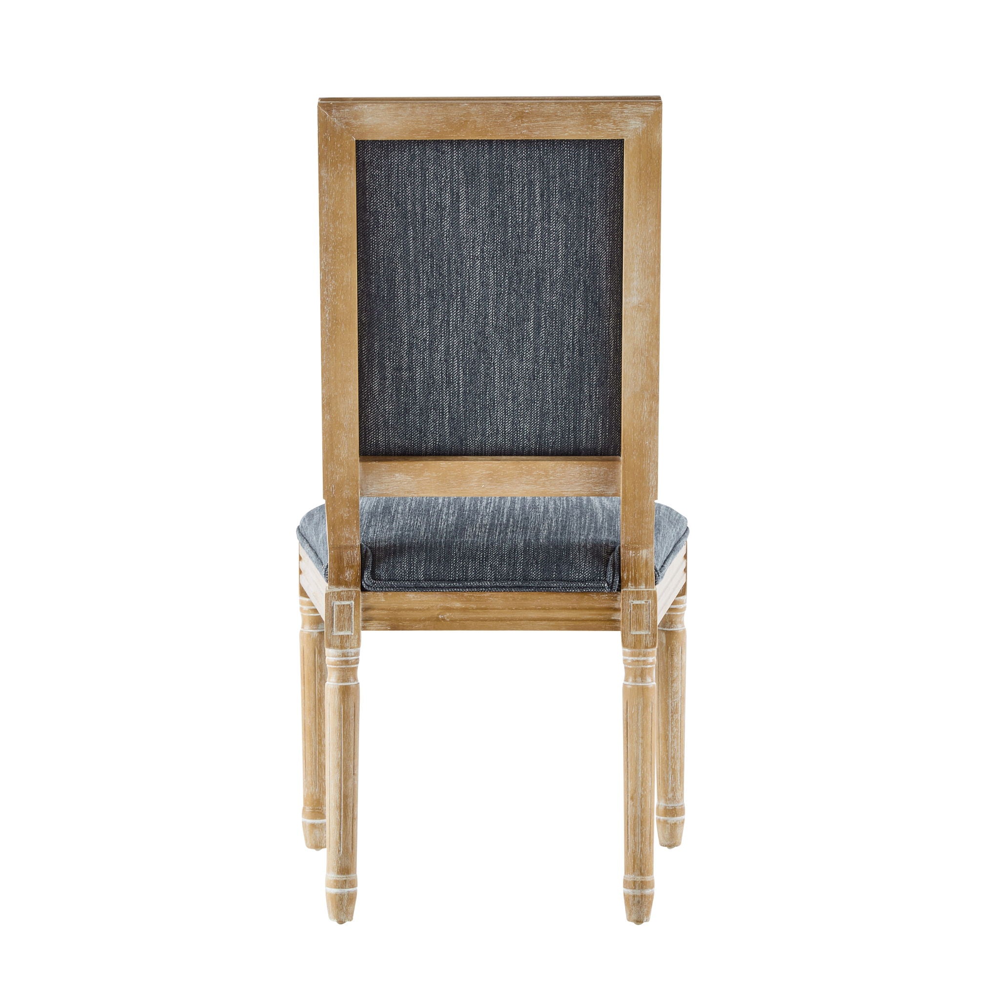 French Country Style Dining Chair With Upholstered Seating And Fluted Legs - Best Buy Furniture