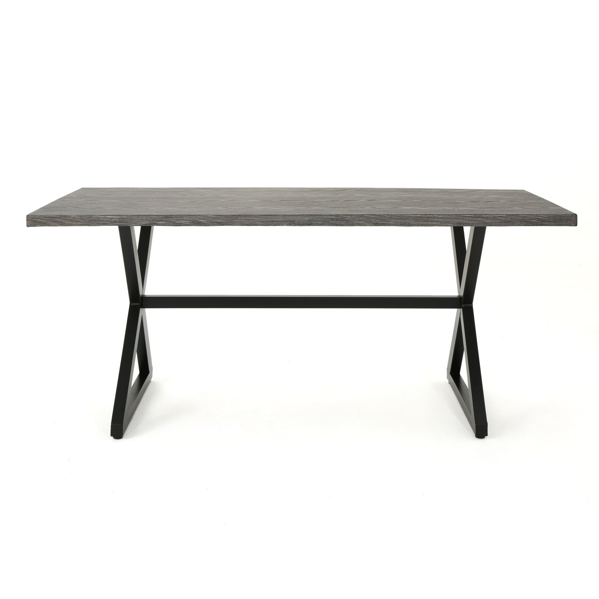Rolando - Outdoor Aluminum Dining Table With Steel Frame - Best Buy Furniture