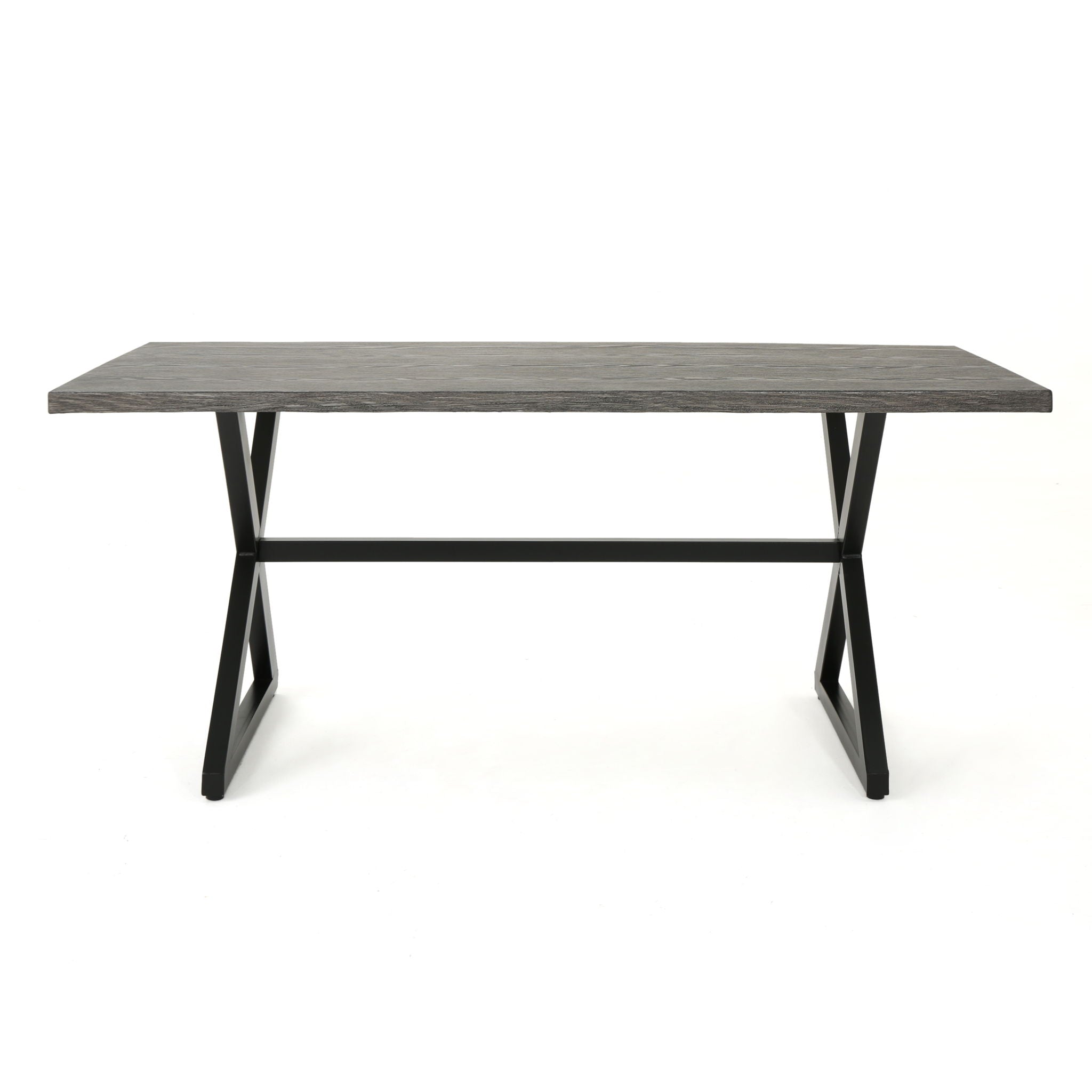 Rolando - Outdoor Aluminum Dining Table With Steel Frame - Best Buy Furniture