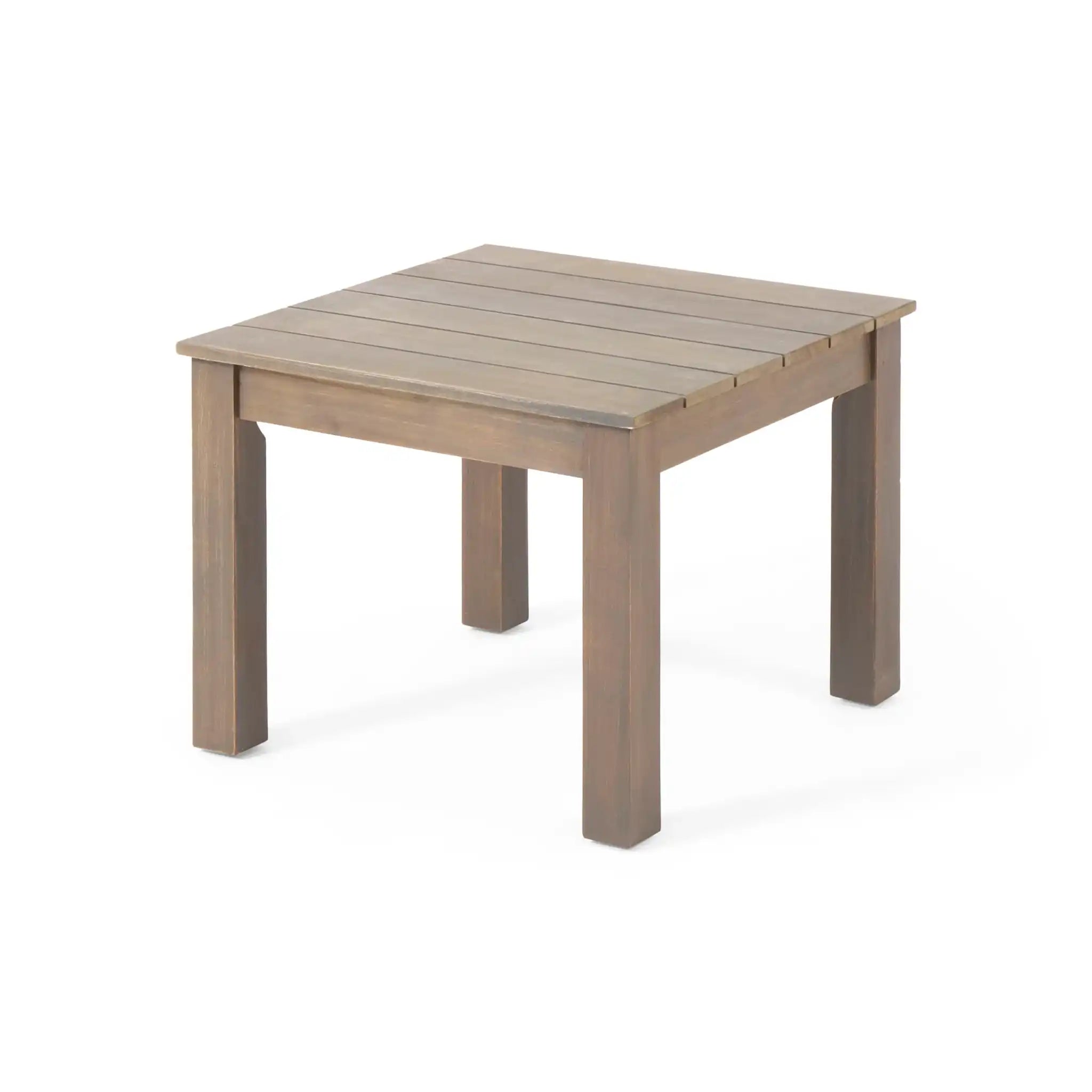 Halcyon - Outdoor Side Table With Slat Design - Best Buy Furniture