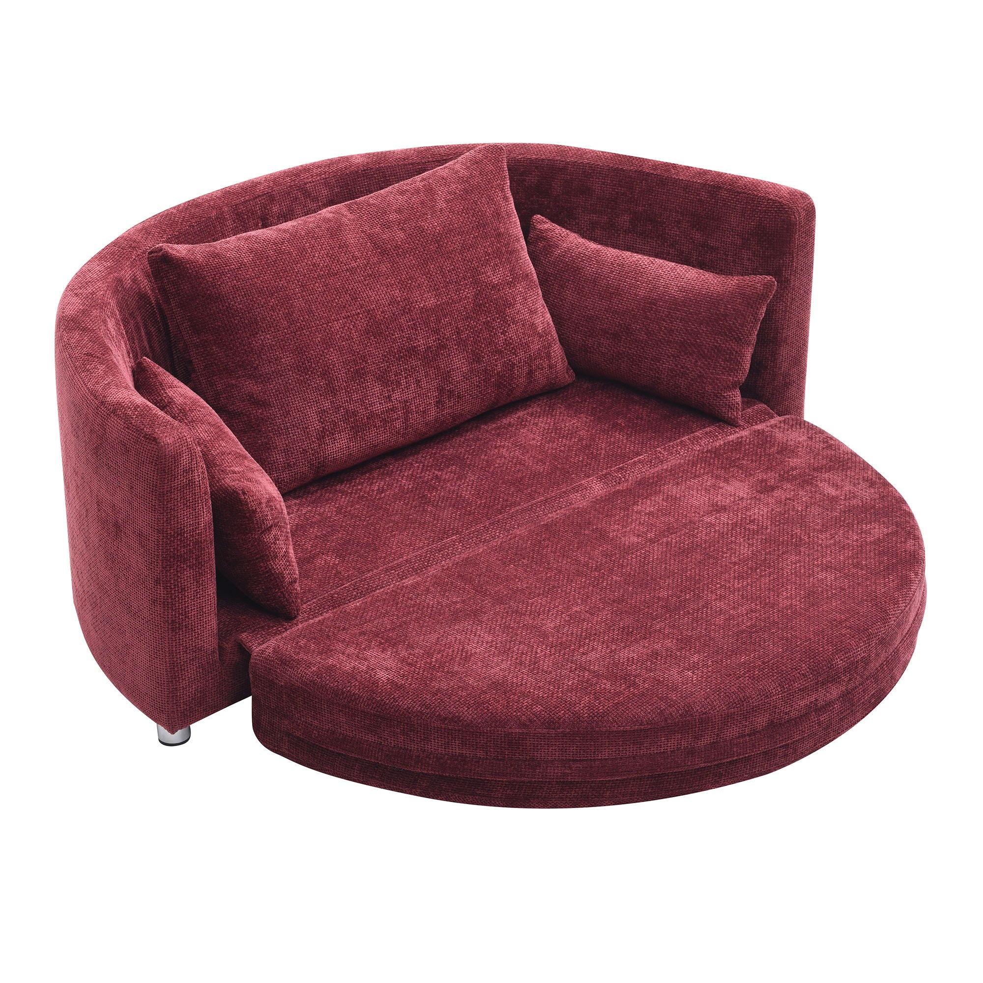 Multi-Functional Foldable Sleeper Sofa Bed, Floor Sofa Chair Bed, Circular Adjustable Futon Sitting And Sleeping Sofa - Best Buy Furniture