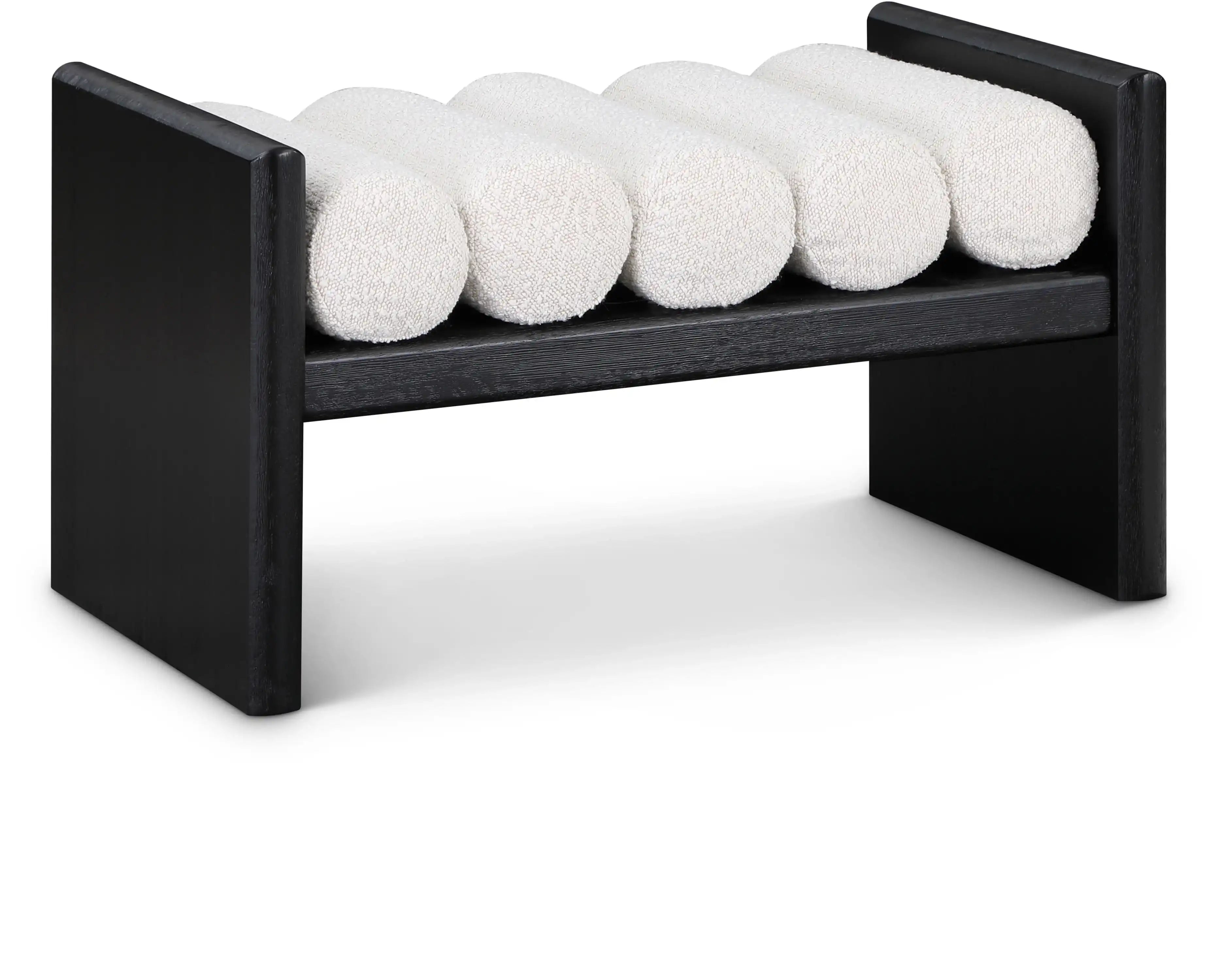 Waverly - Bench With Black Frame - Best Buy Furniture