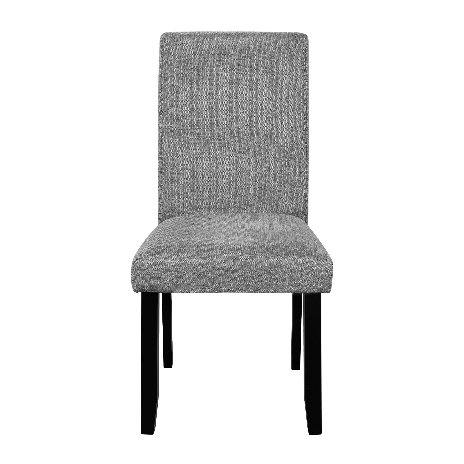5 Piece Round Dining Table Set, Dining Table And 4 Upholstered Chairs For Dining Room, Kitchen Room, Living Room - White / Gray - Best Buy Furniture