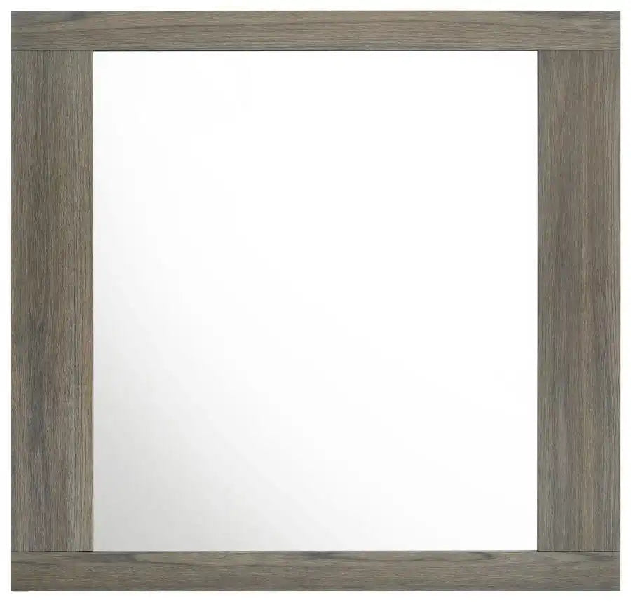 Fenwick - Dresser Mirror - - Gray Oak - Best Buy Furniture