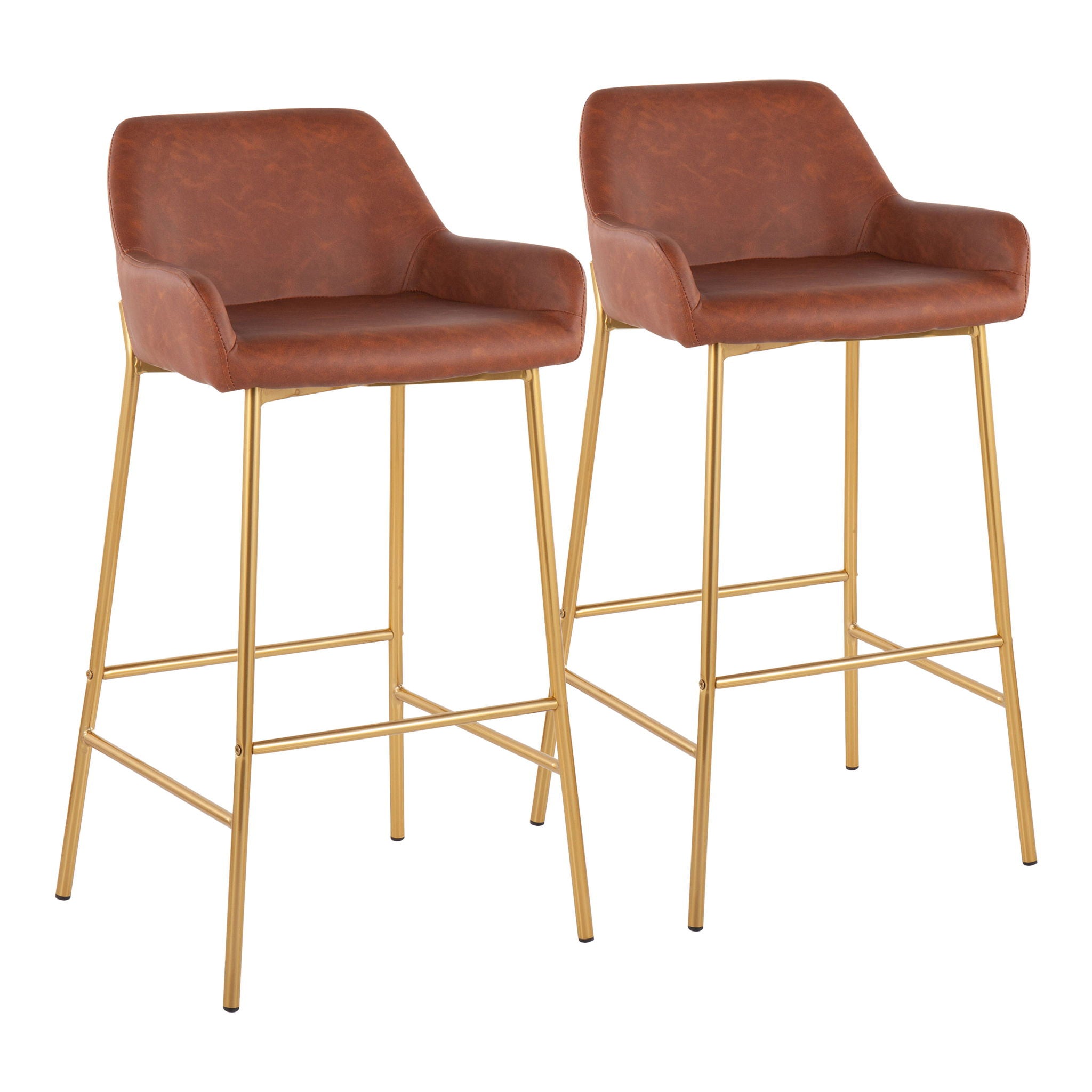 Daniella - Contemporary / Glam Fixed Height Bar Stool (Set of 2) - Best Buy Furniture