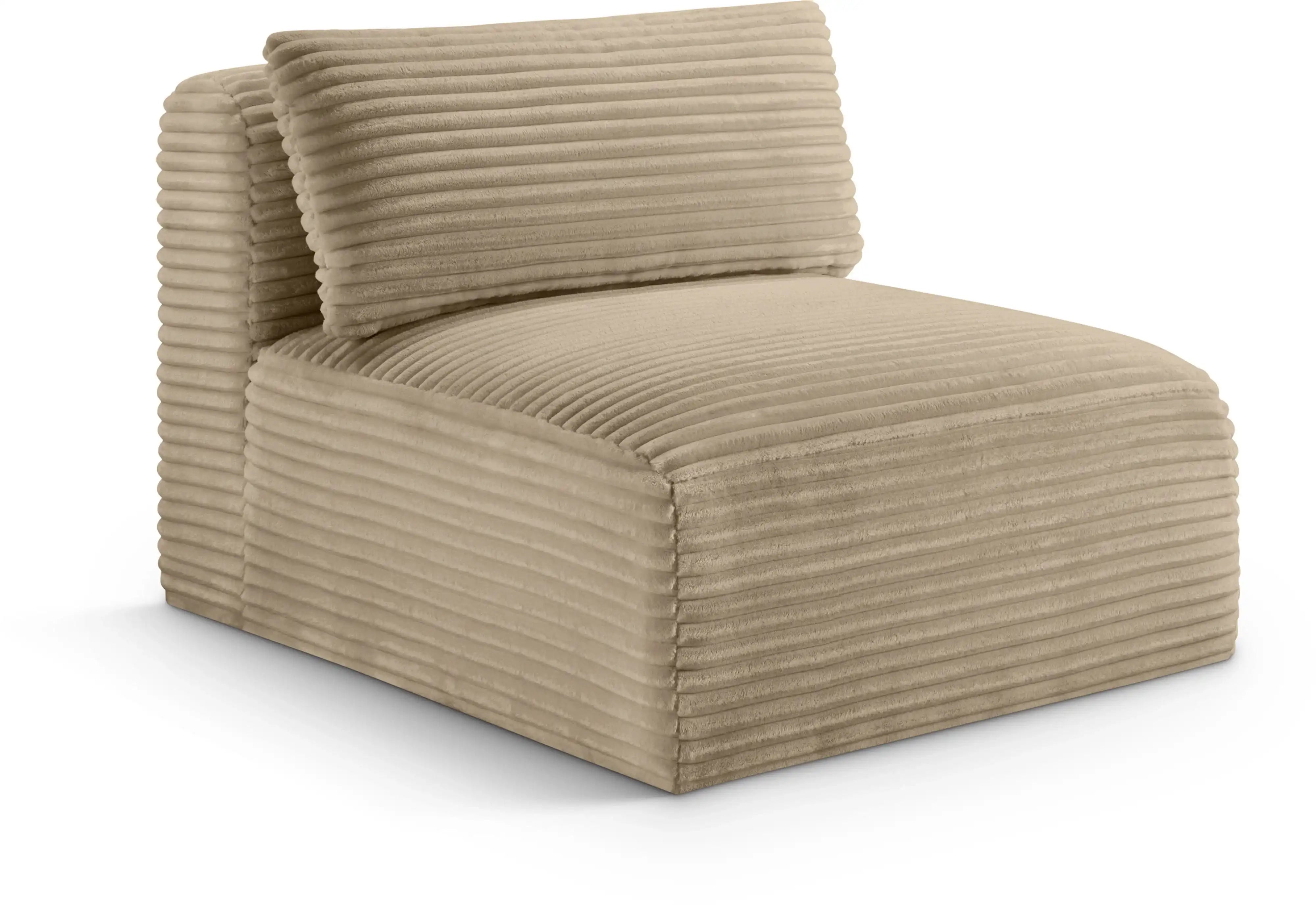 Shaggy - Fabric Armless Chair - Best Buy Furniture