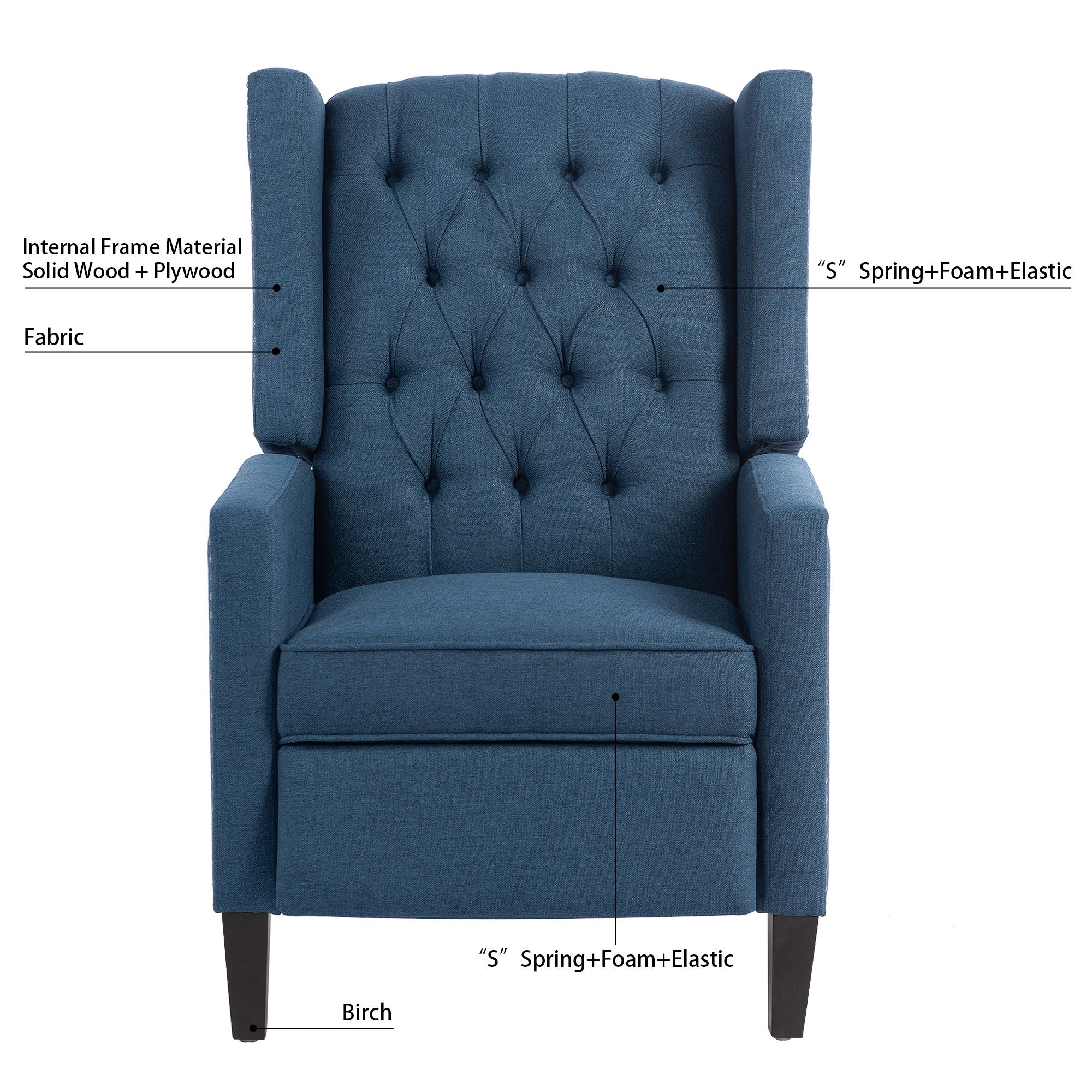 Manual Wing Chair Recliner - Best Buy Furniture