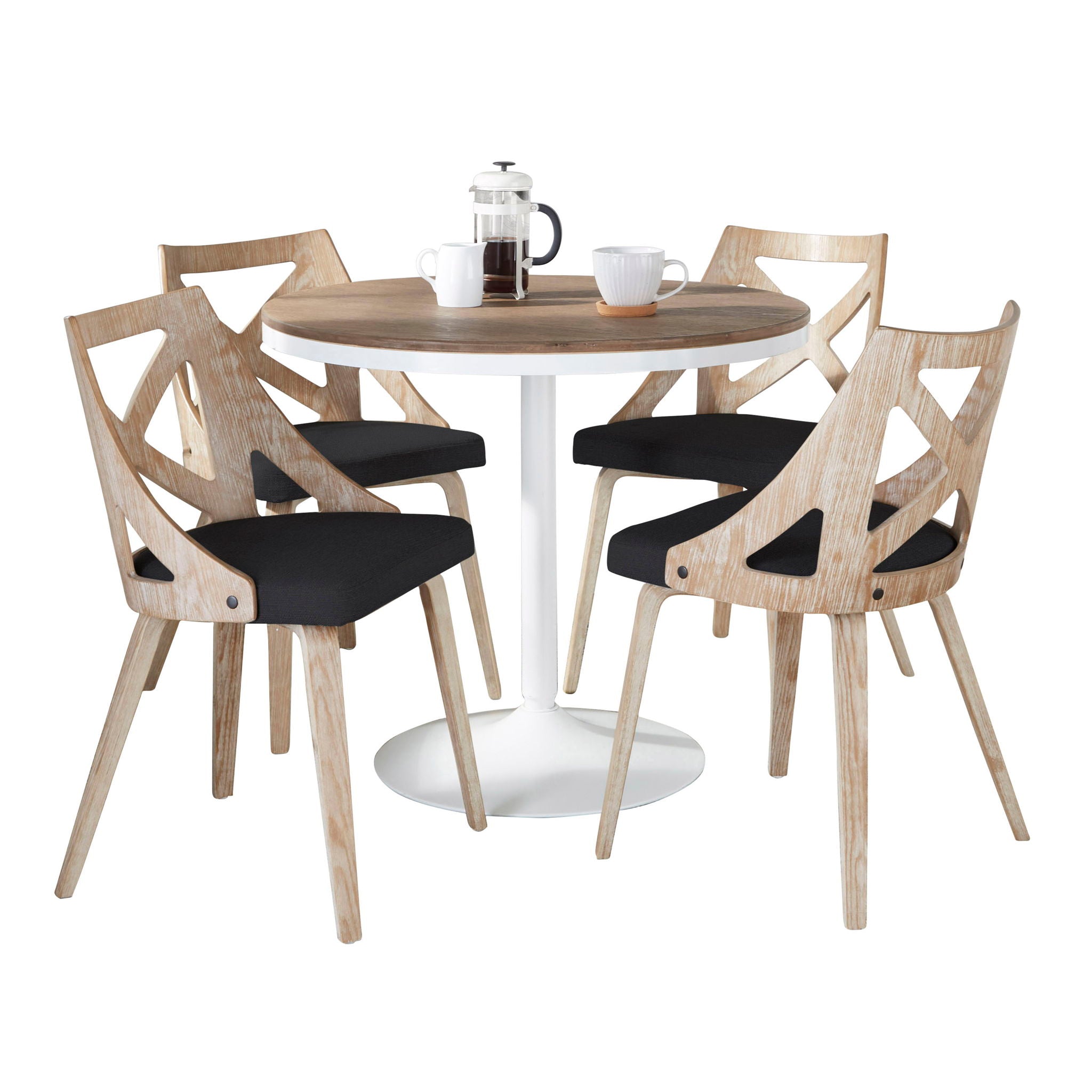 Dakota Charlotte - 5 Piece Dining Set Contemporary - Best Buy Furniture