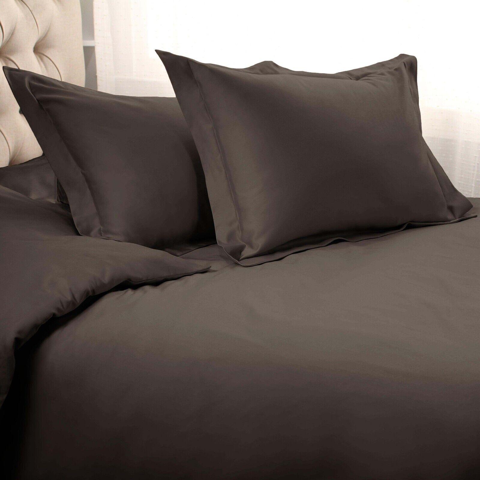 1000 Thread Count Egyptian Cotton Solid Duvet Cover Set