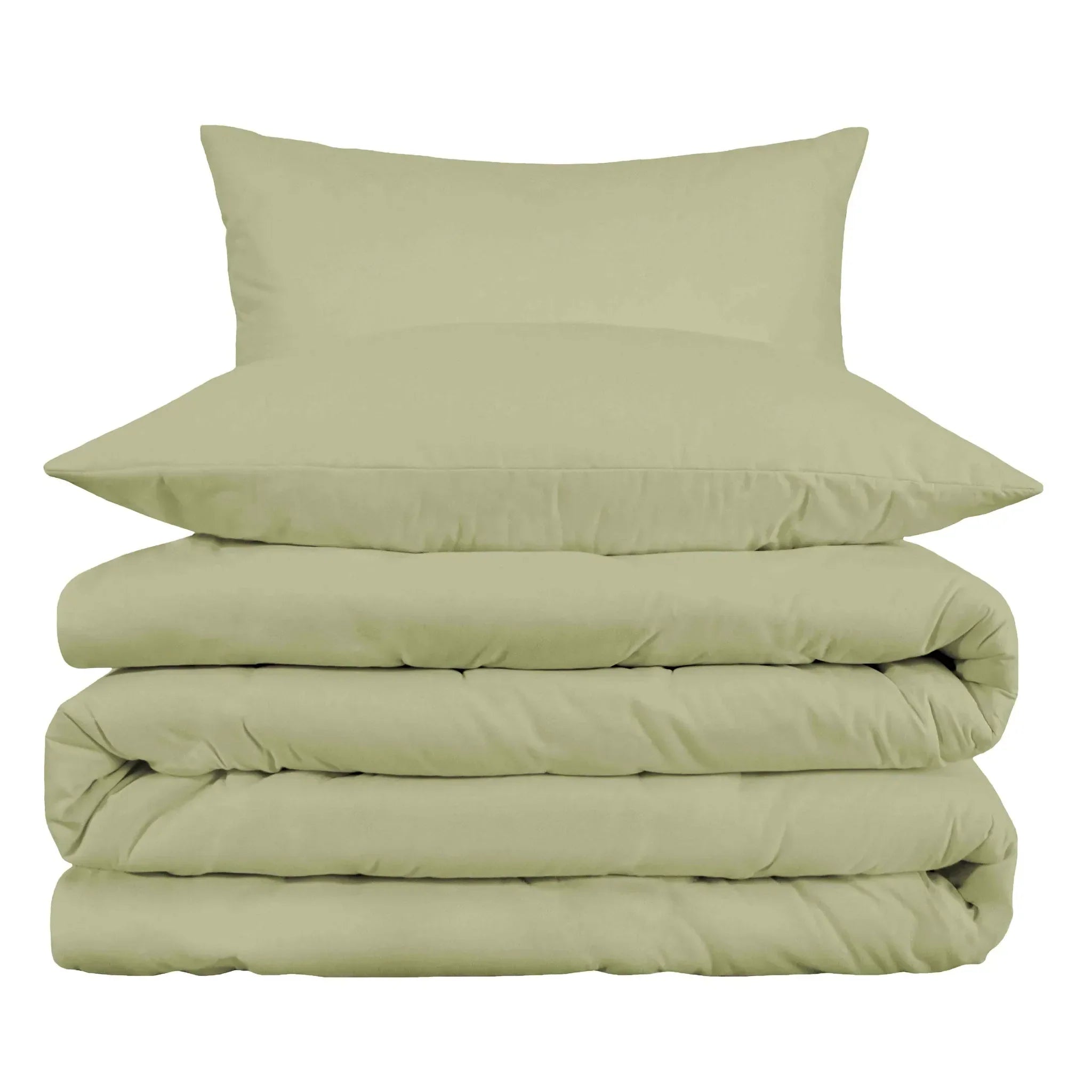1000 Thread Count Egyptian Cotton Solid Duvet Cover Set