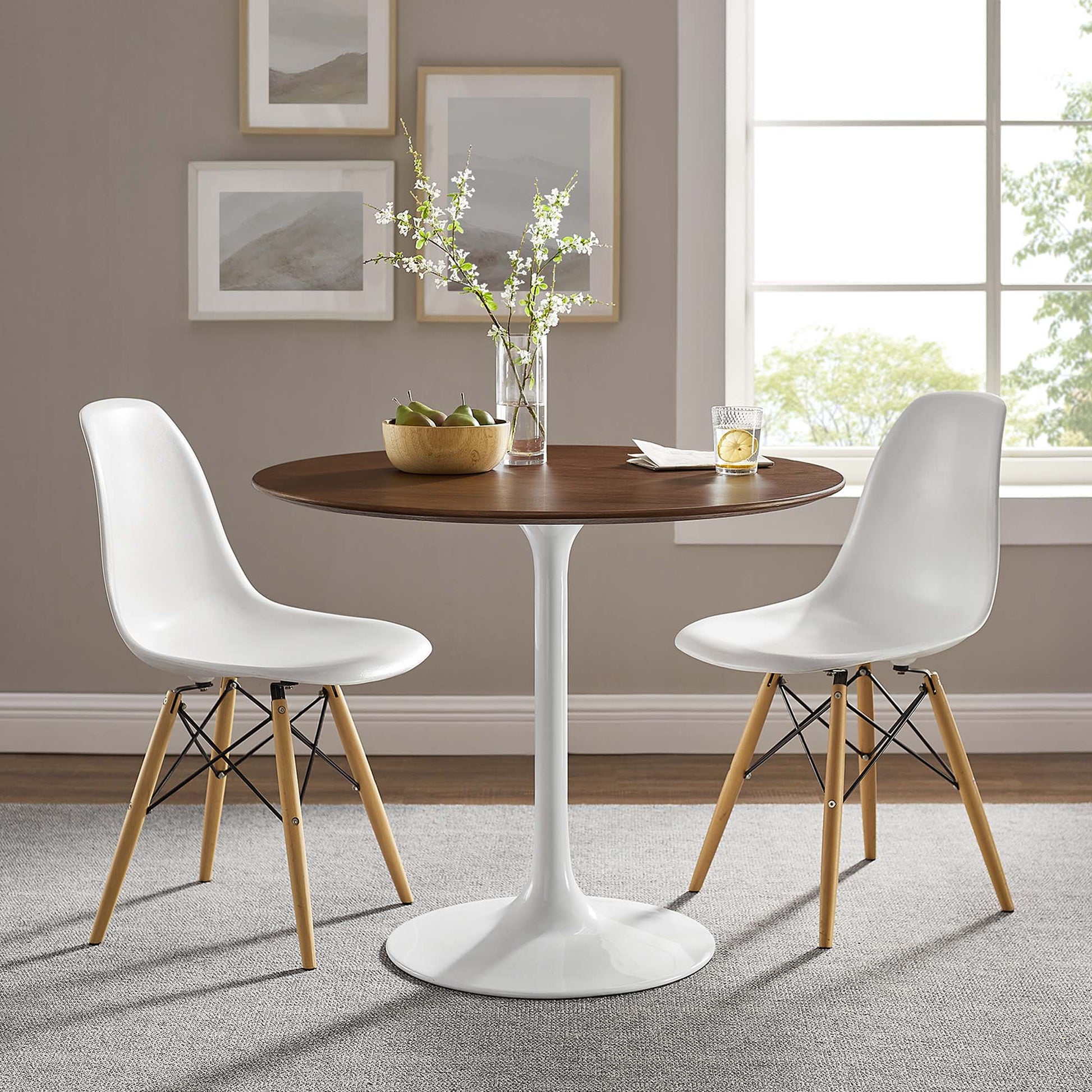Lippa 36" Round Wood Dining Table by Modway - Best Buy Furniture