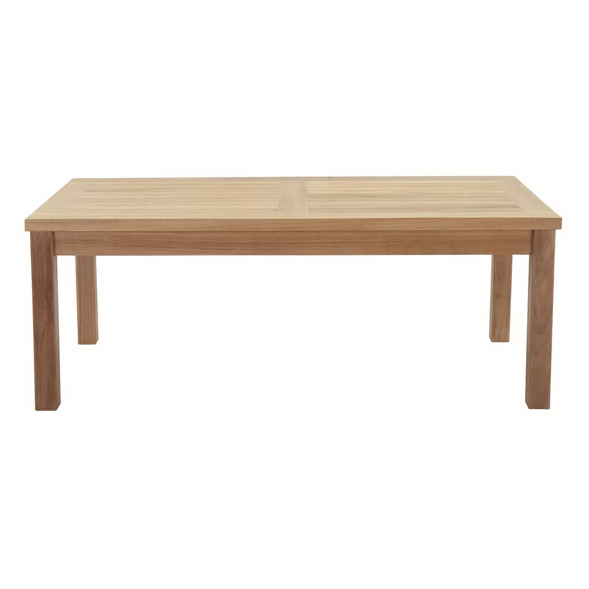 Marina Outdoor Patio Teak Rectangle Coffee Table by Modway - Best Buy Furniture