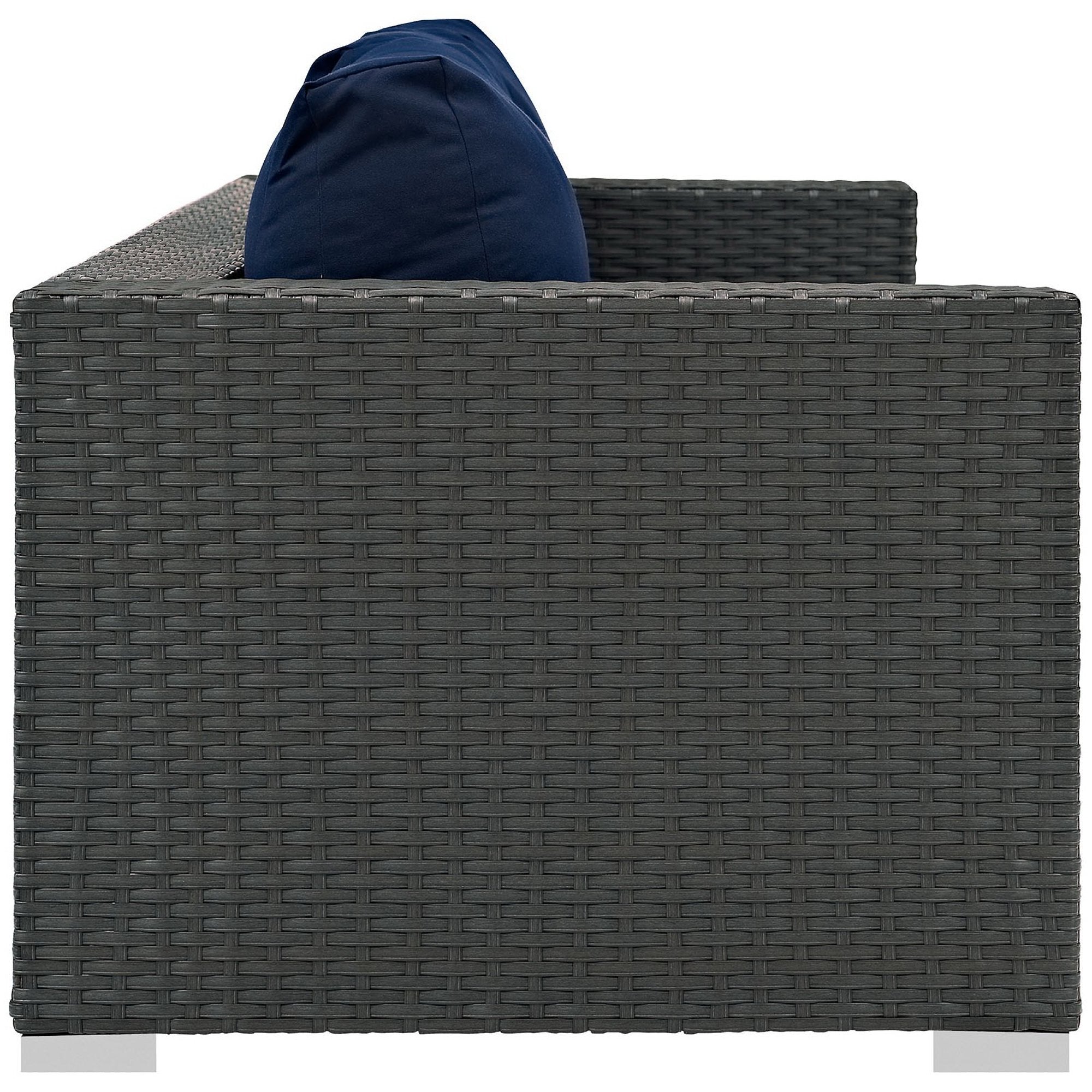 Sojourn Outdoor Patio Sunbrella� Sofa by Modway - Best Buy Furniture