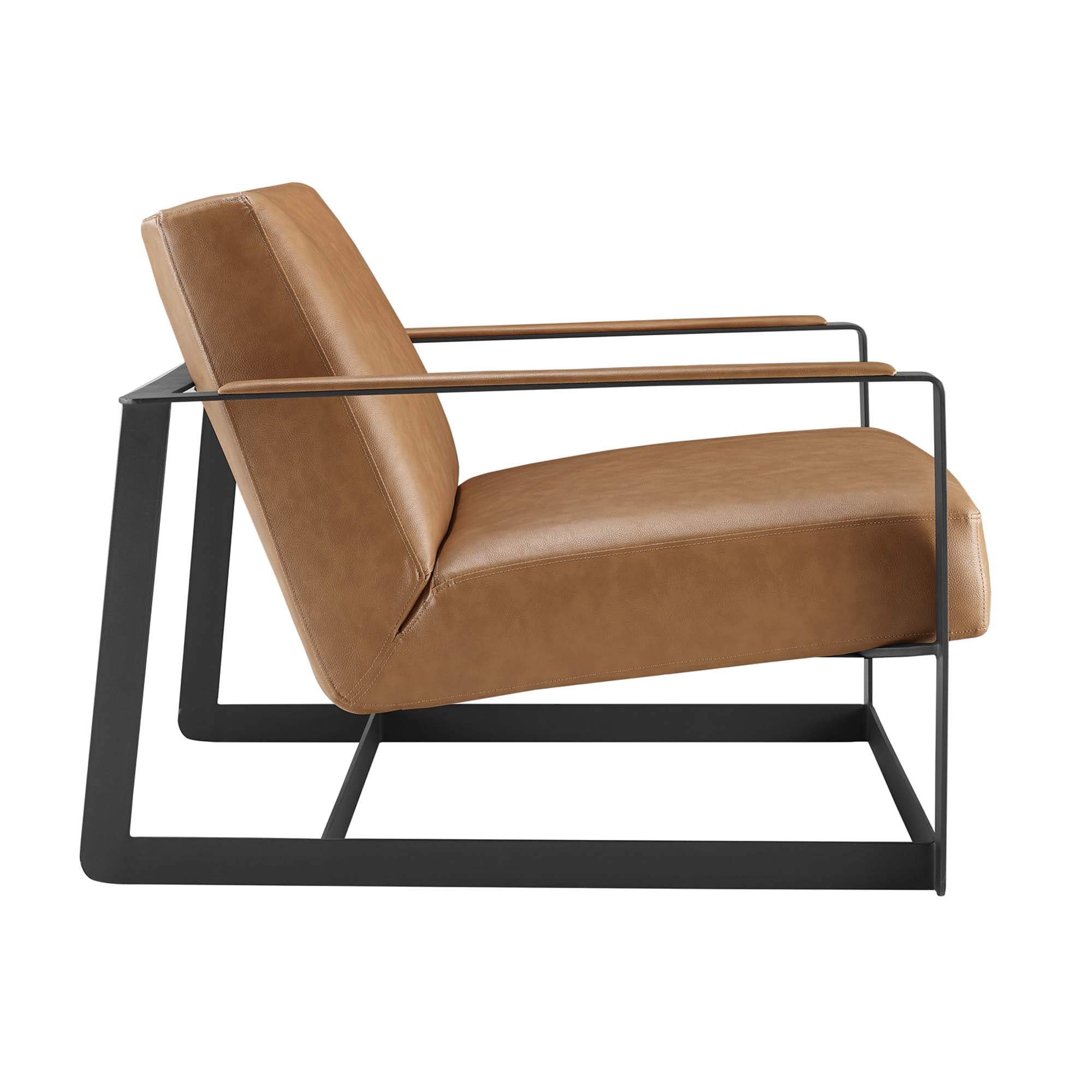 Seg Vegan Leather Accent Chair by Modway - Best Buy Furniture
