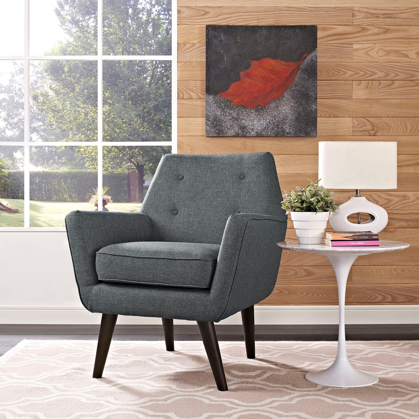 Posit Upholstered Fabric Armchair - Best Buy Furniture