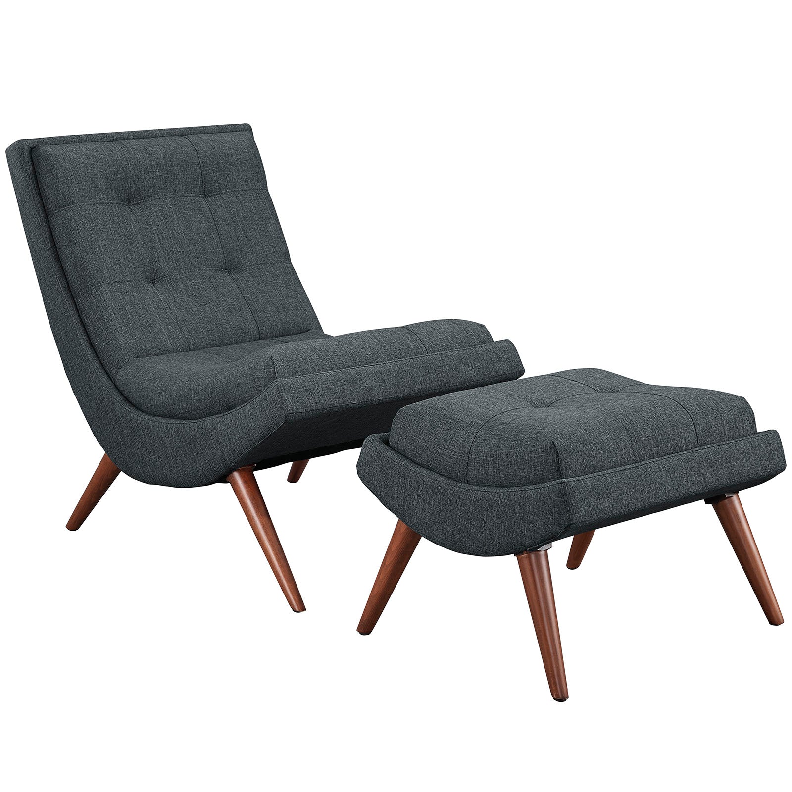Ramp Upholstered Fabric Lounge Chair Set - Best Buy Furniture