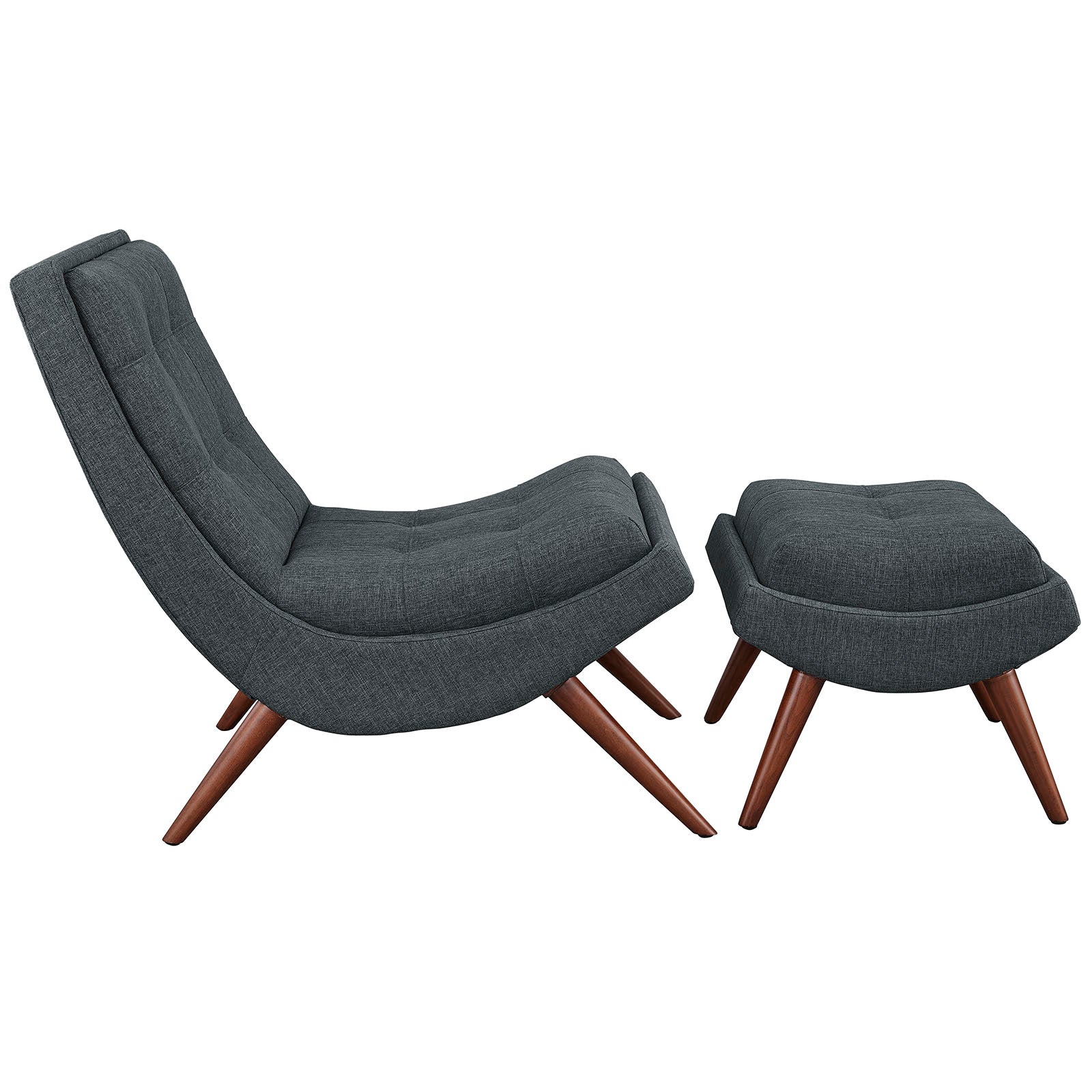 Ramp Upholstered Fabric Lounge Chair Set - Best Buy Furniture