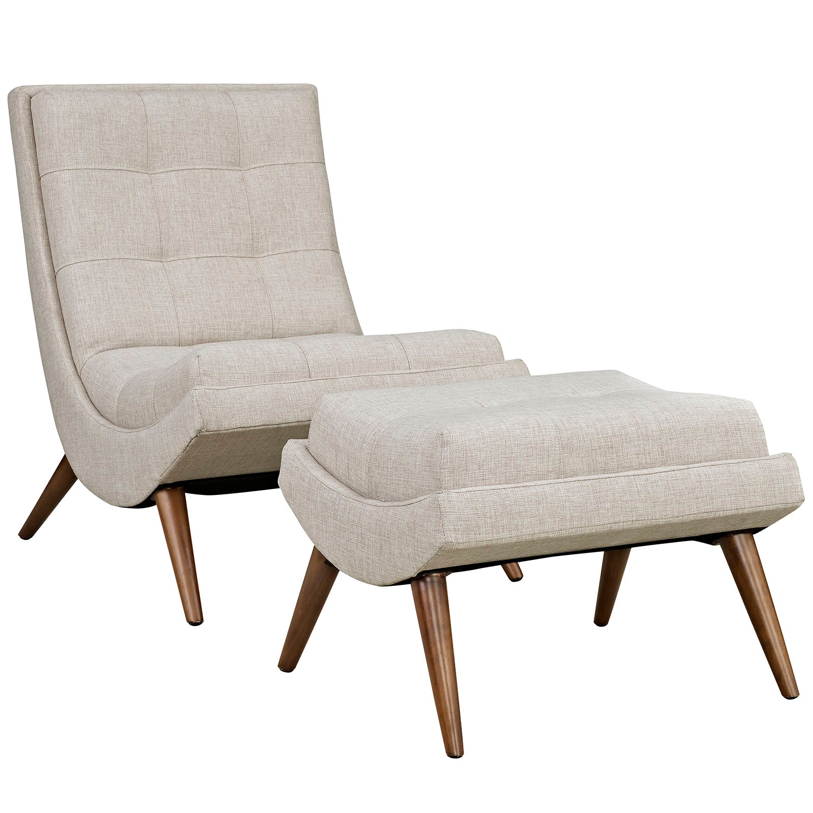 Ramp Upholstered Fabric Lounge Chair Set - Best Buy Furniture