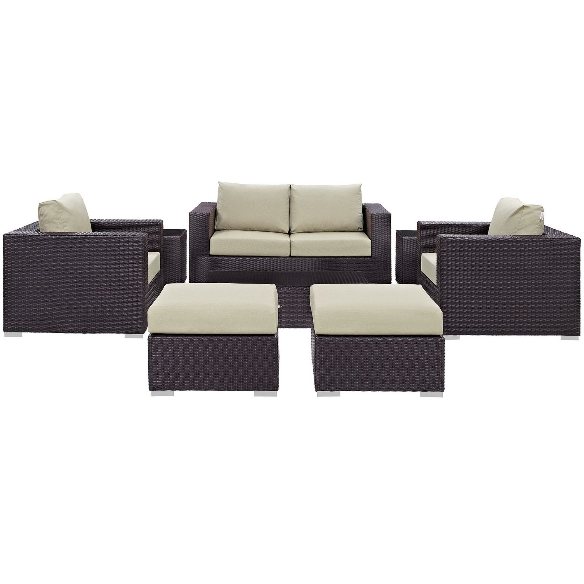 Convene 8 Piece Outdoor Patio Sofa Set by Modway - Best Buy Furniture
