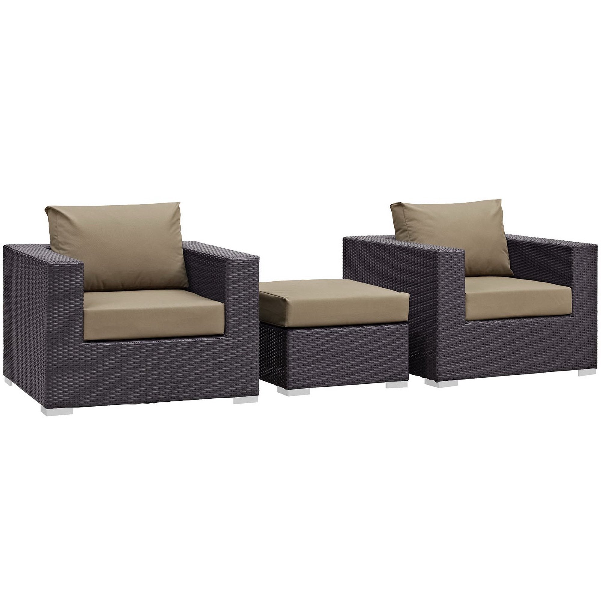 Convene 3 Piece Outdoor Patio Sofa Set by Modway - Best Buy Furniture