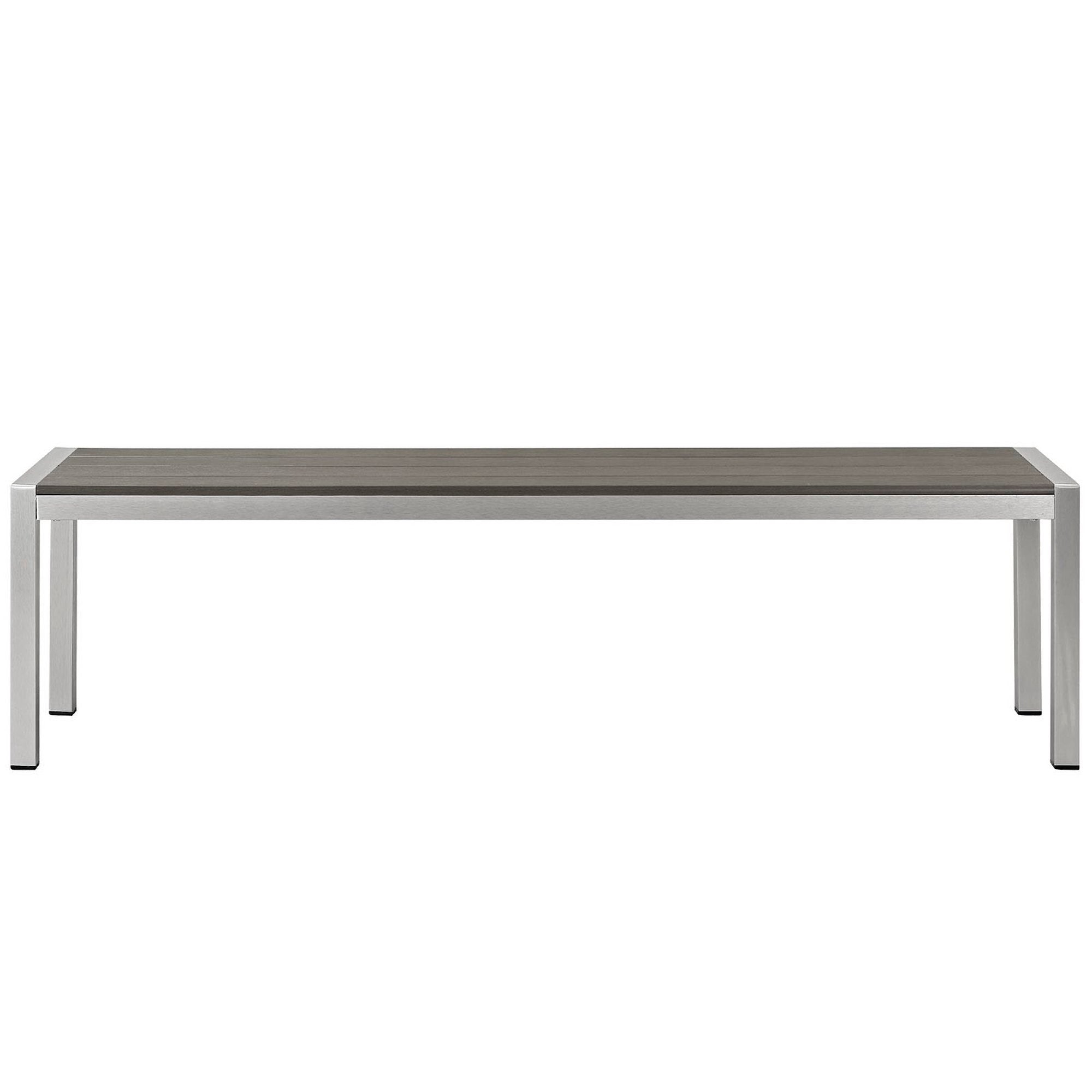 Shore Outdoor Patio Aluminum Bench by Modway - Best Buy Furniture