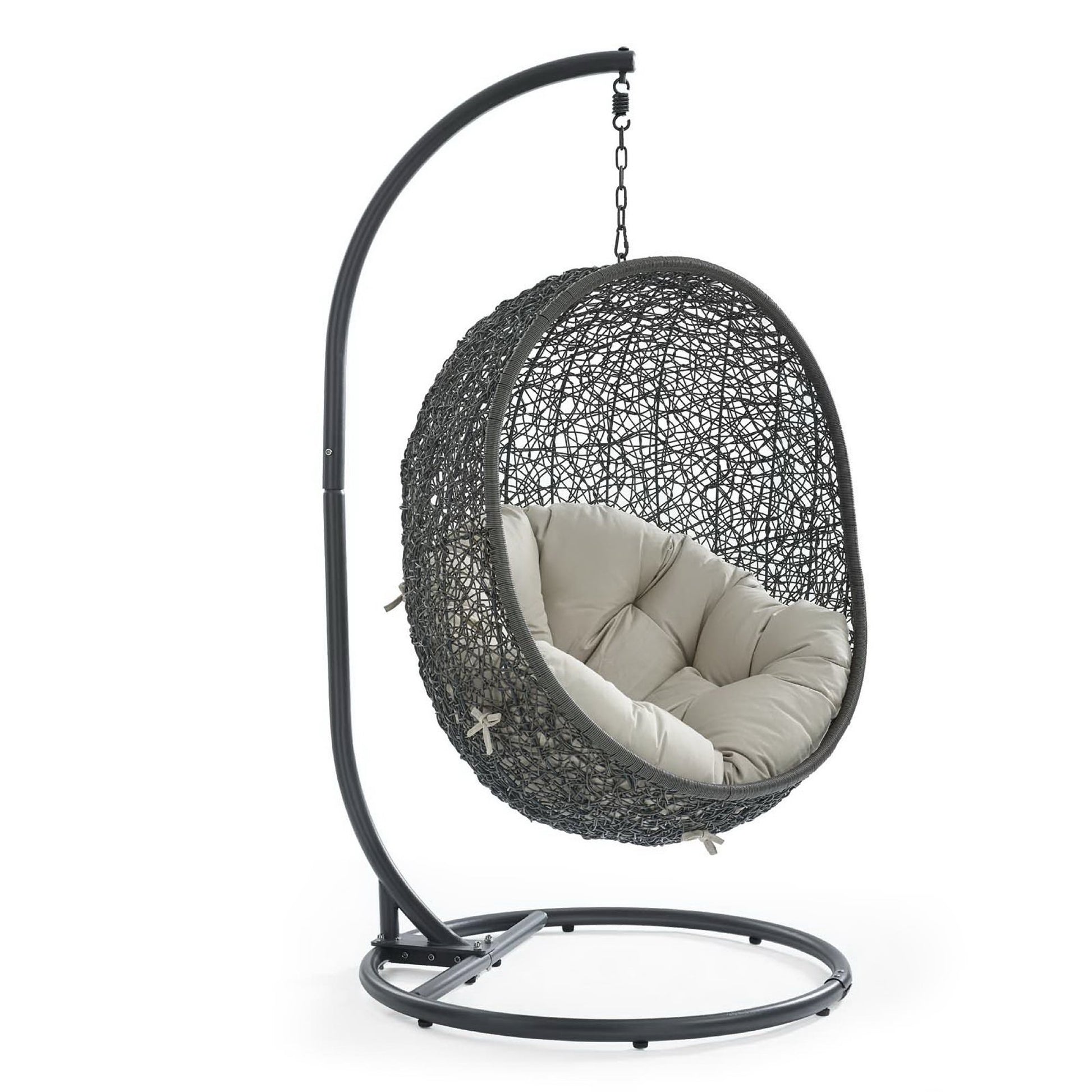 Hide Outdoor Patio Swing Chair With Stand by Modway - Best Buy Furniture