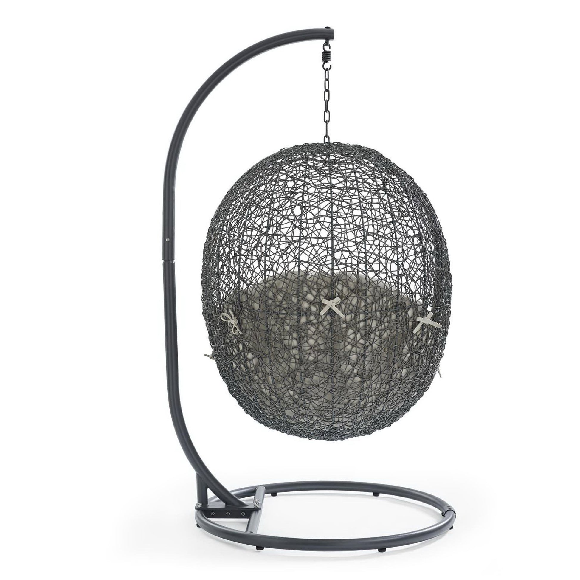 Hide Outdoor Patio Swing Chair With Stand by Modway - Best Buy Furniture