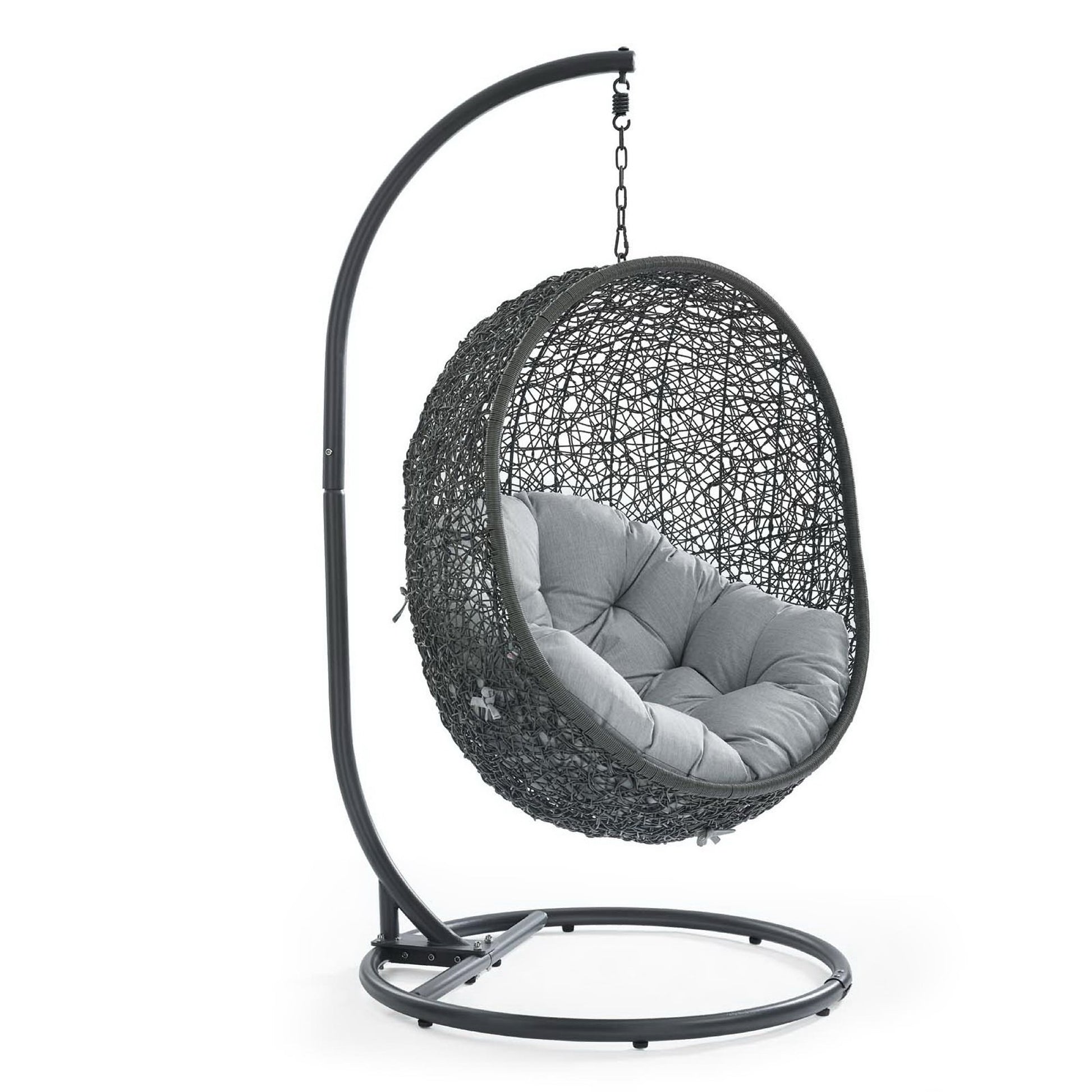 Hide Outdoor Patio Swing Chair With Stand by Modway - Best Buy Furniture