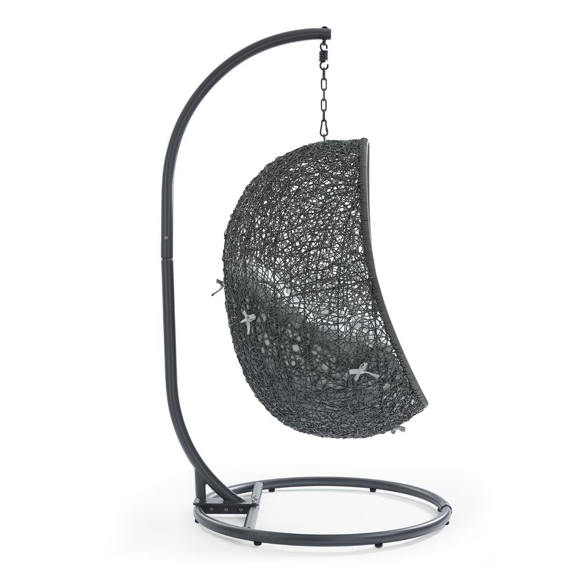 Hide Outdoor Patio Swing Chair With Stand by Modway - Best Buy Furniture