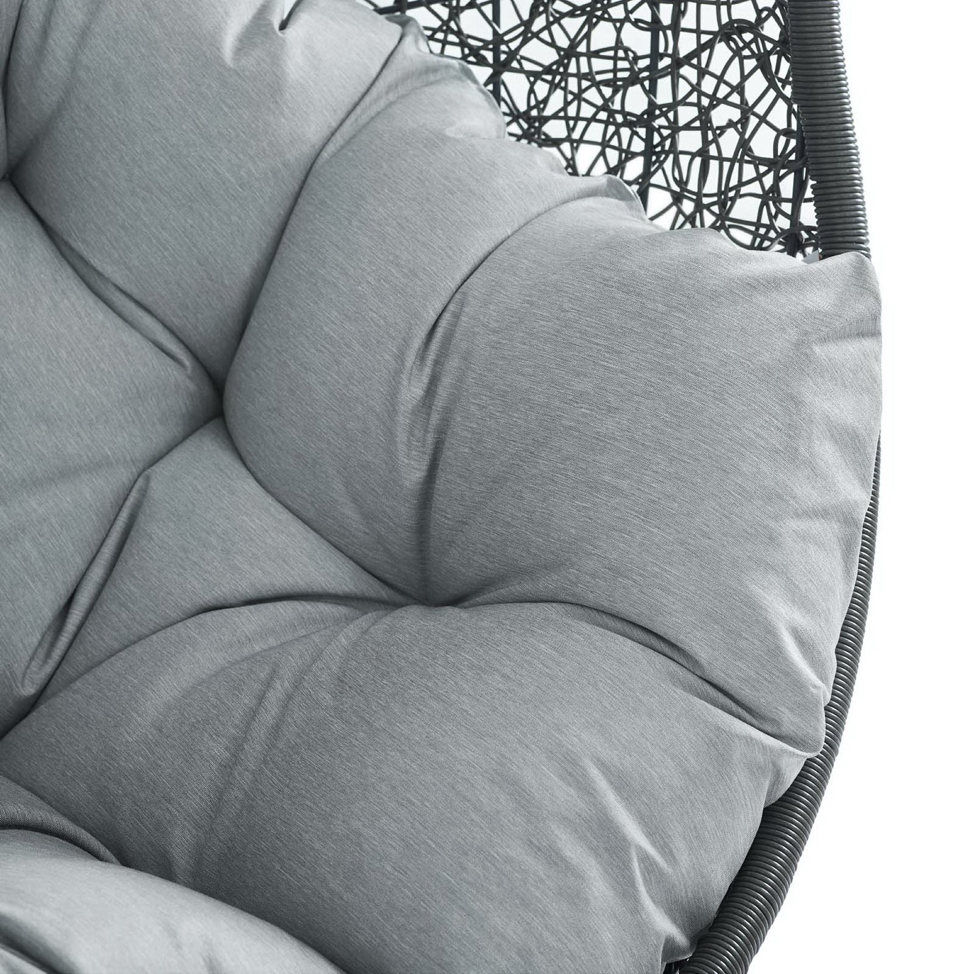Hide Outdoor Patio Swing Chair With Stand by Modway