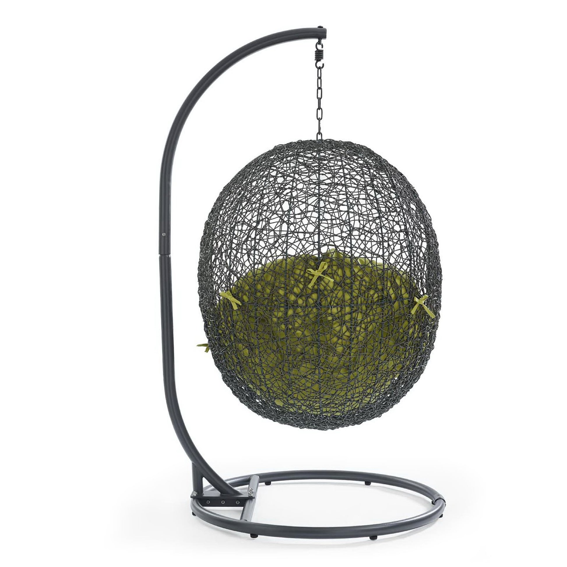 Hide Outdoor Patio Swing Chair With Stand by Modway - Best Buy Furniture