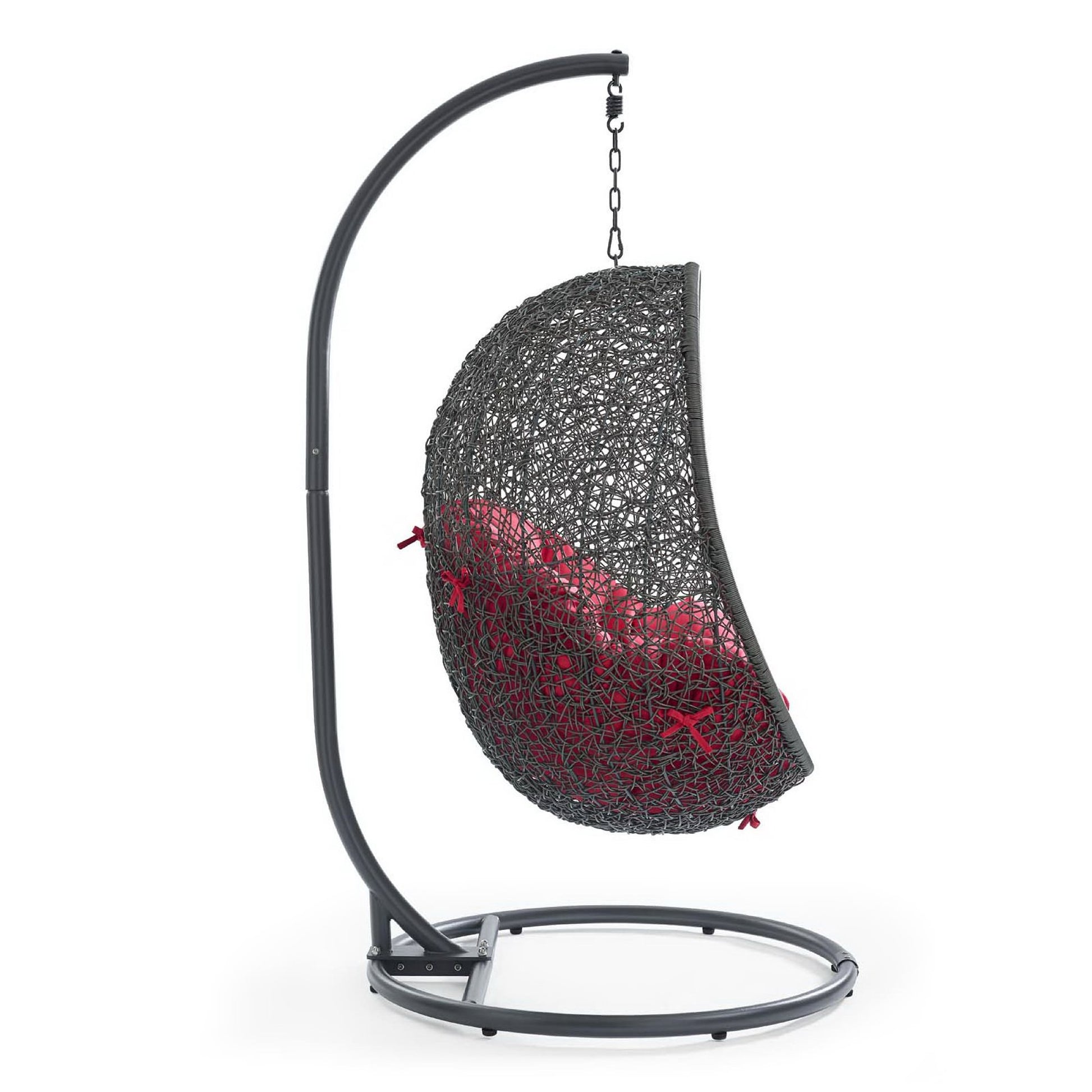 Hide Outdoor Patio Swing Chair With Stand by Modway - Best Buy Furniture