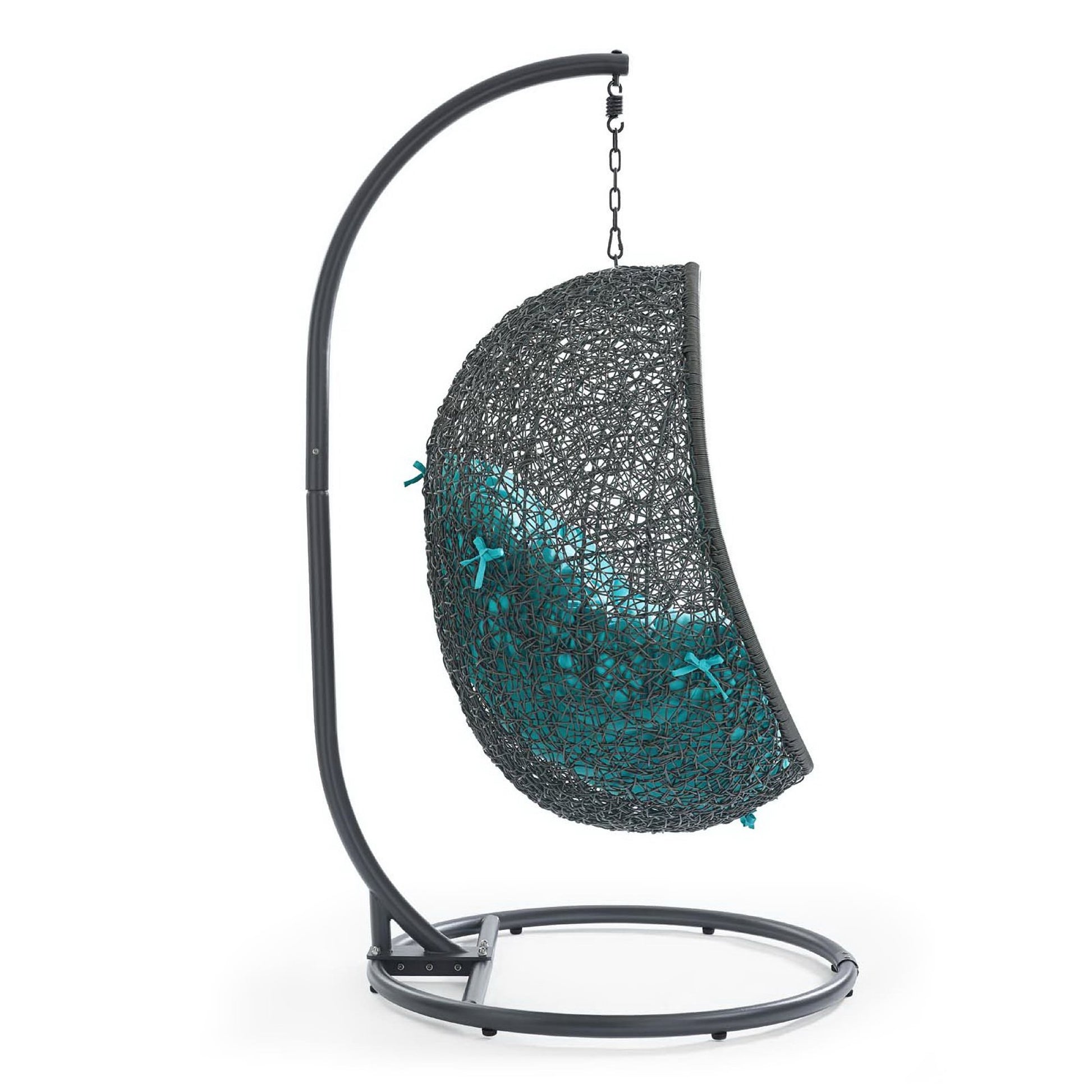 Hide Outdoor Patio Swing Chair With Stand by Modway - Best Buy Furniture
