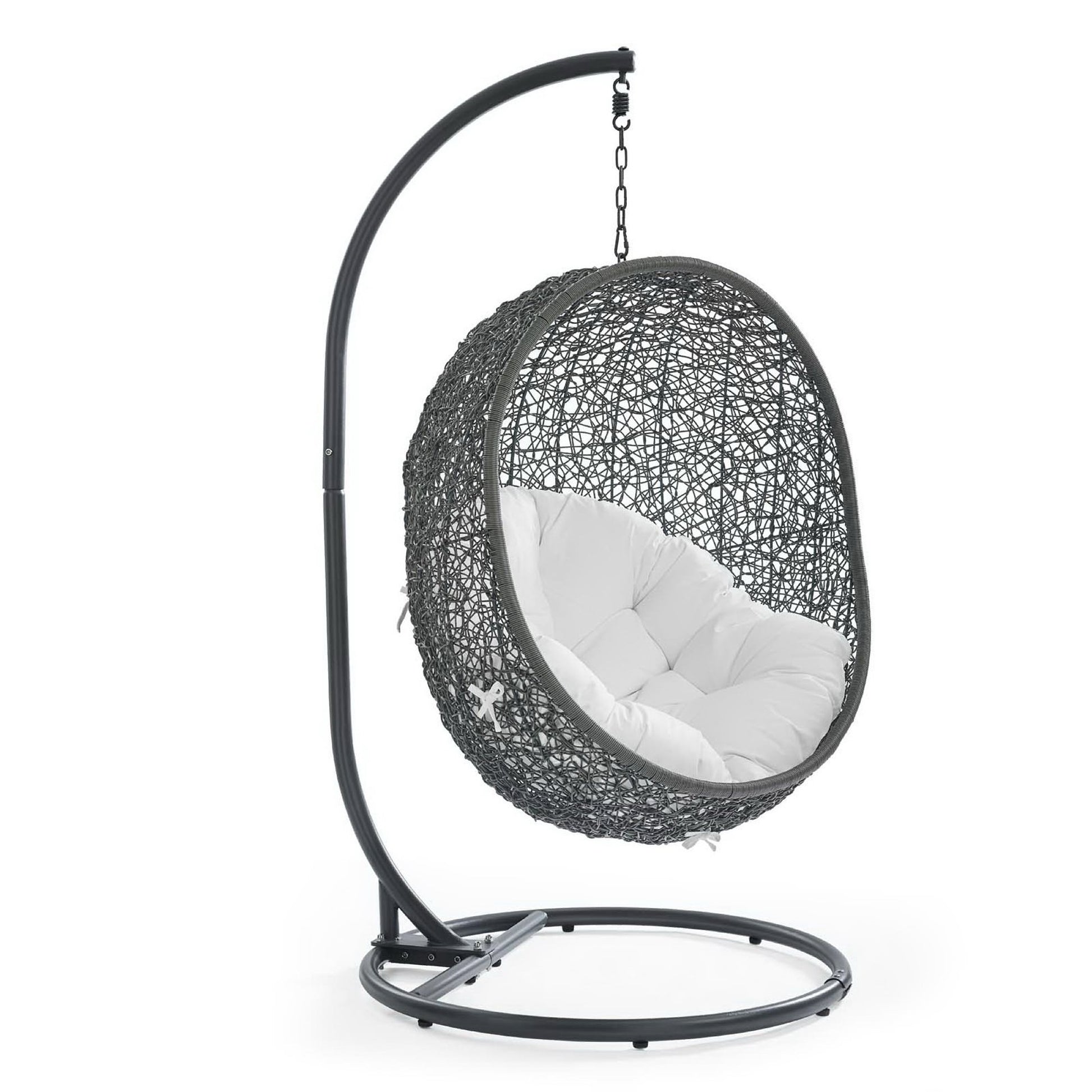 Hide Outdoor Patio Swing Chair With Stand by Modway - Best Buy Furniture