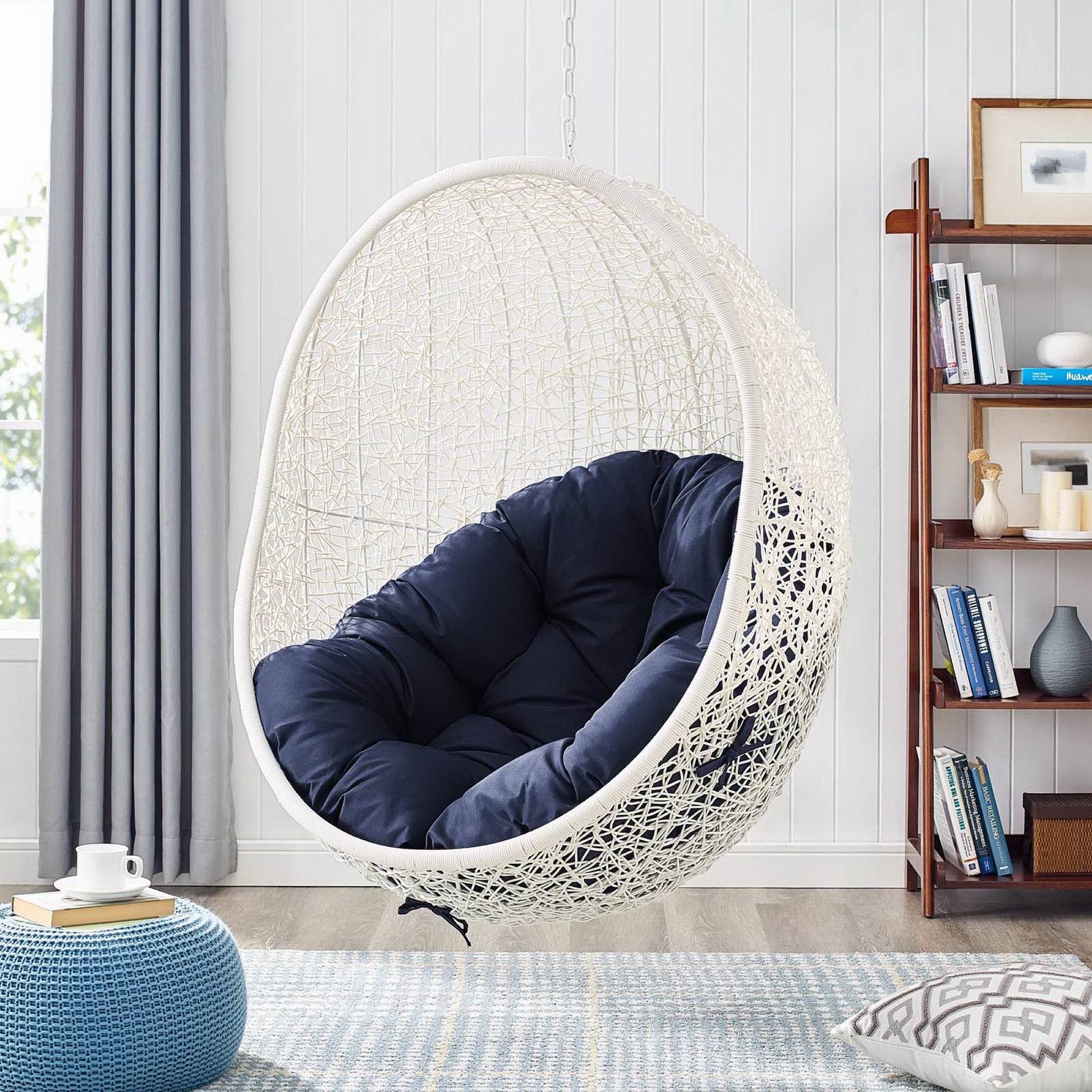 Hide Outdoor Patio Swing Chair With Stand by Modway - Best Buy Furniture